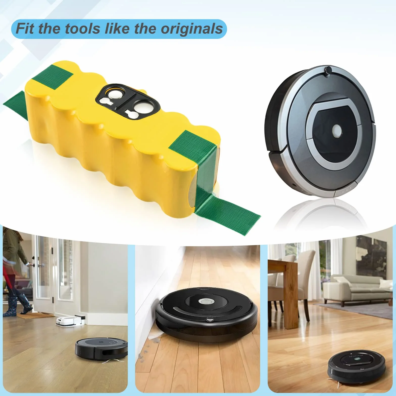14,4 V 5,0 Ah akumulator wymienny do Roomba 500 510 520 530 531 532 533 535 540 545 550 552 560 562 570 580 581 585 595 60 60 6000 610 620 630 650 660 700 760 770 780 790 800 870 880