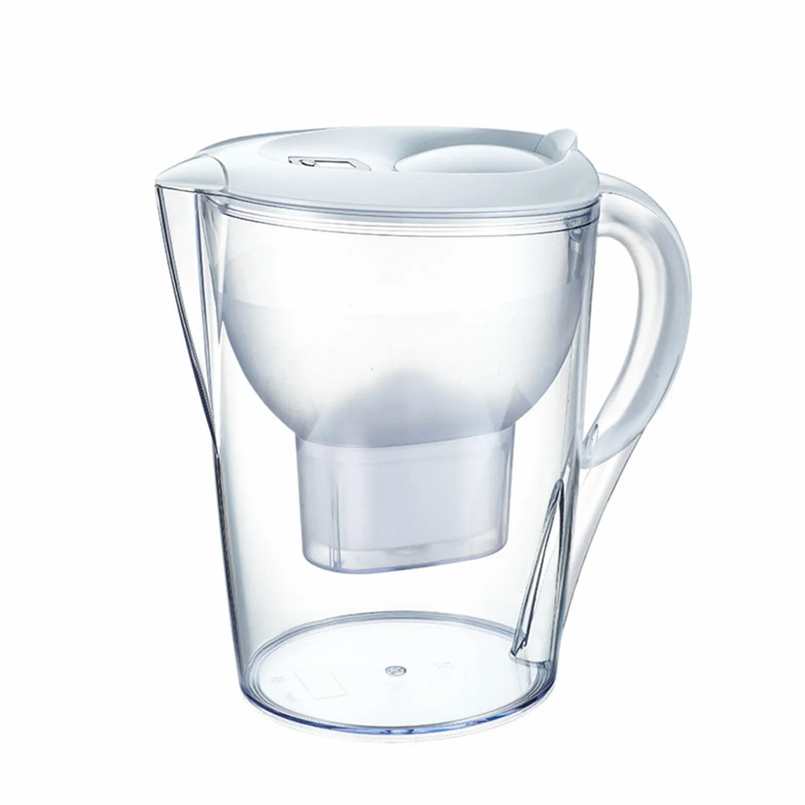 Dzbanek filtrujący do wody, 3 l, połączony 1 zaawansowany filtr, dzbanek filtrujący wodę, drzwi lodówki kuchennej, redukcja mikroplastiku, chloru, zanieczyszczeń wapiennych, B
