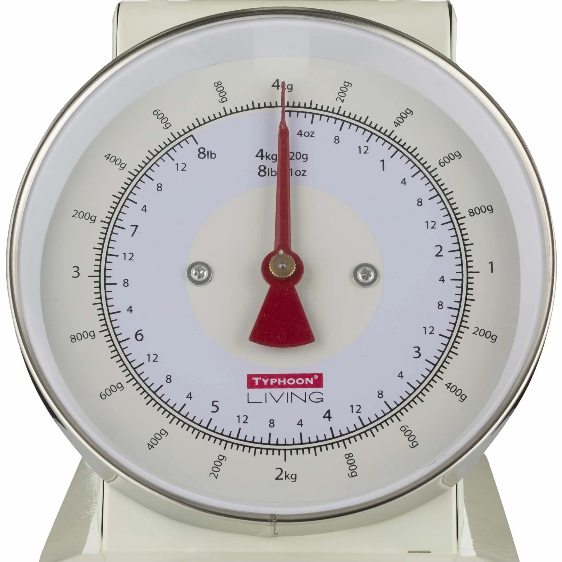 Typhoon Living Kitchen waga z miską ze stali nierdzewnej, 15 x 26 x 22 cm, kremowa