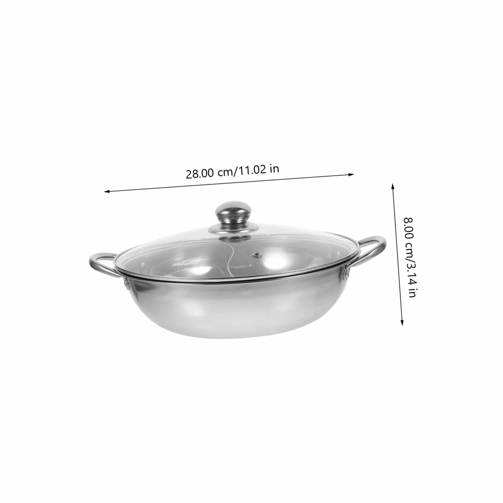 Garnek Do Duszenia Hotpot Pot Divider Elektryczny Garnek Do Duszenia O Podwójnym Smaku Gotowanie Na Kuchence Gazowej Można Myć W Zmywarce