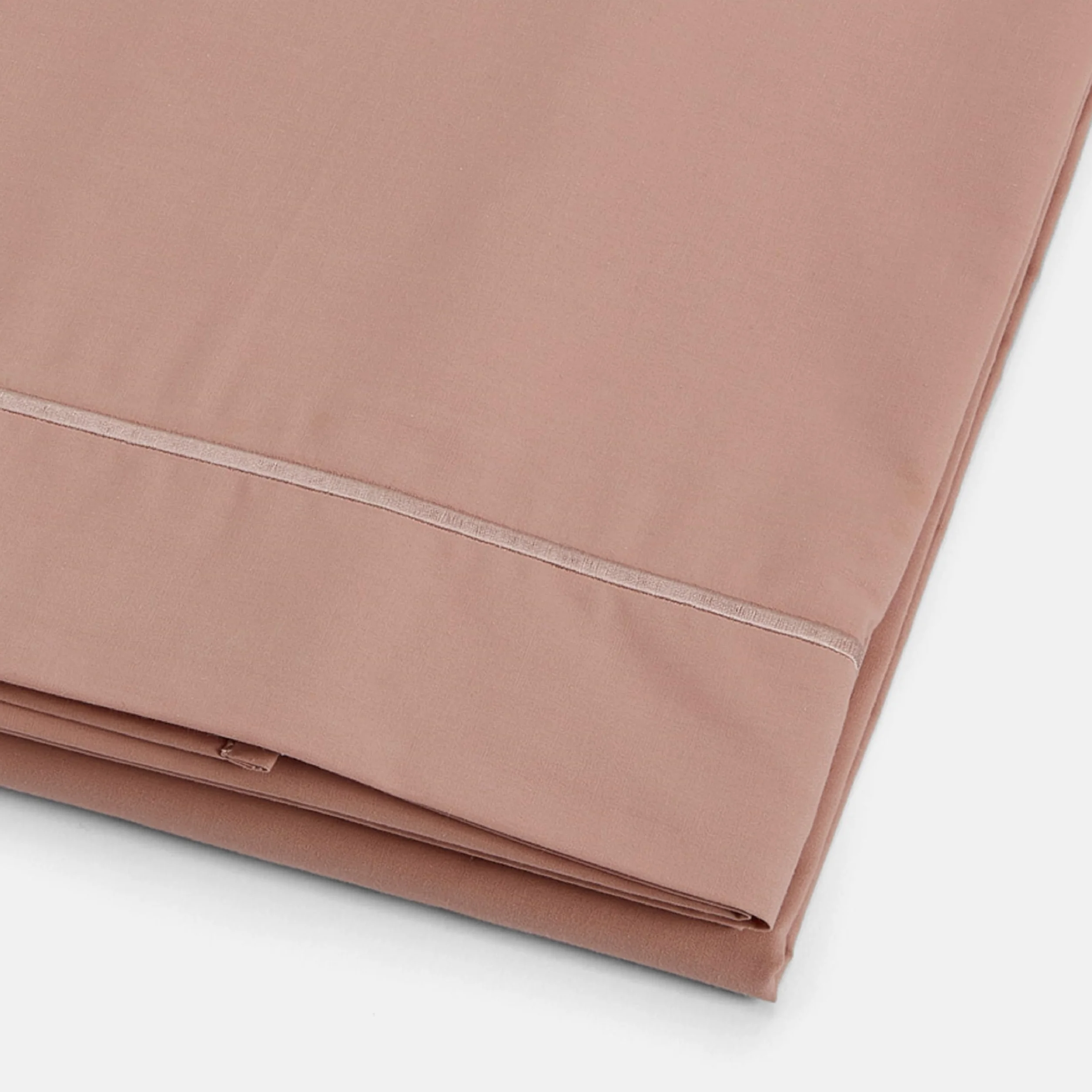 Bianca Plain Dyed Rose Tan Zestaw Pościel 150 cm 100% Bawełna Percale