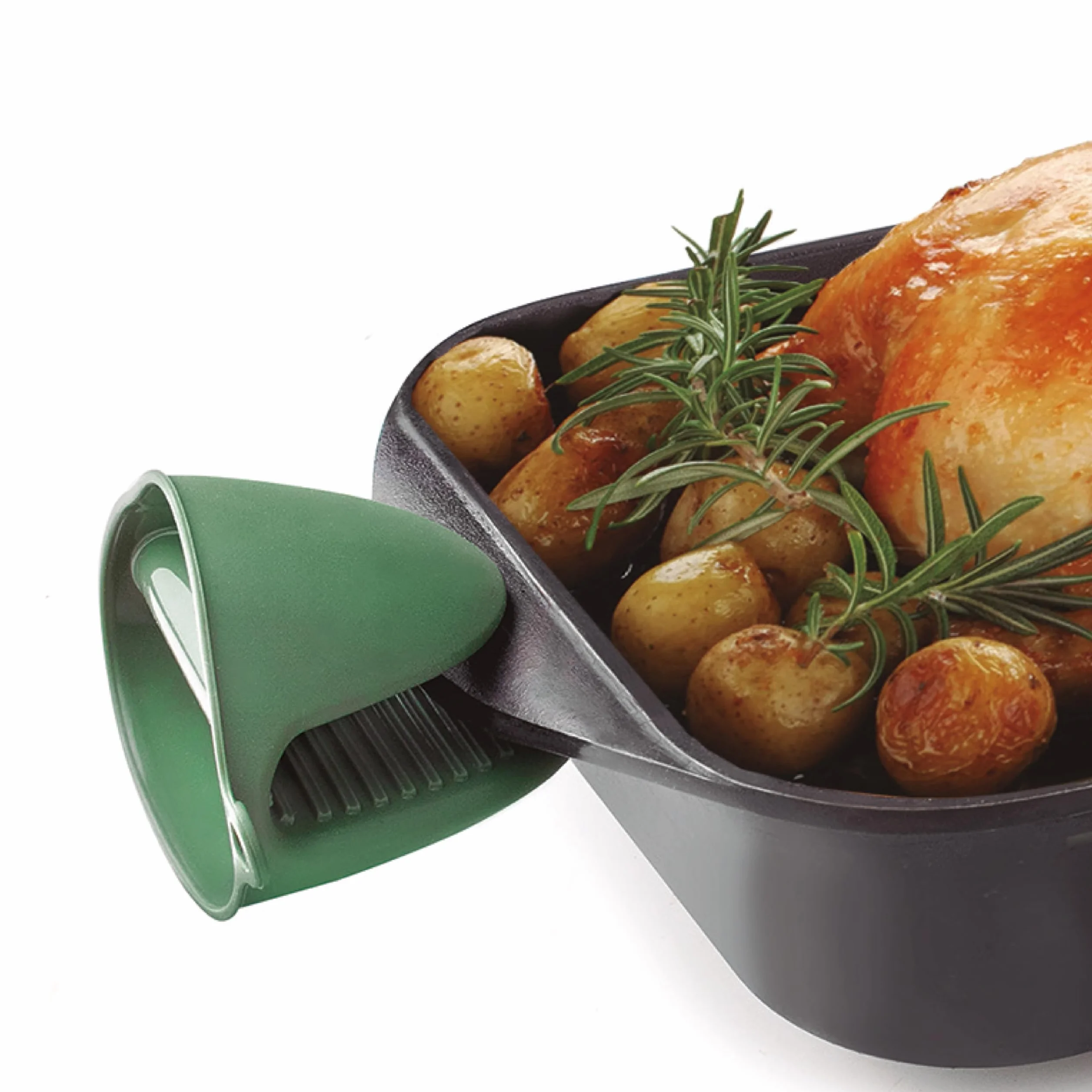 IBILI - Zestaw 2 żaroodpornych silikonowych rękawic
