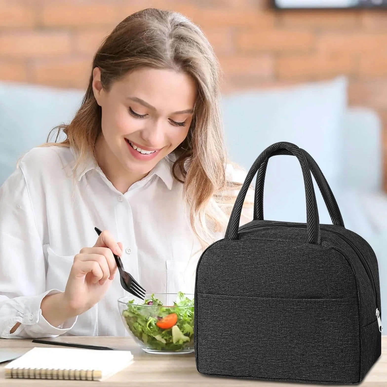 Fousenuk Torba termiczna na lunch, mini mała torba izolacyjna