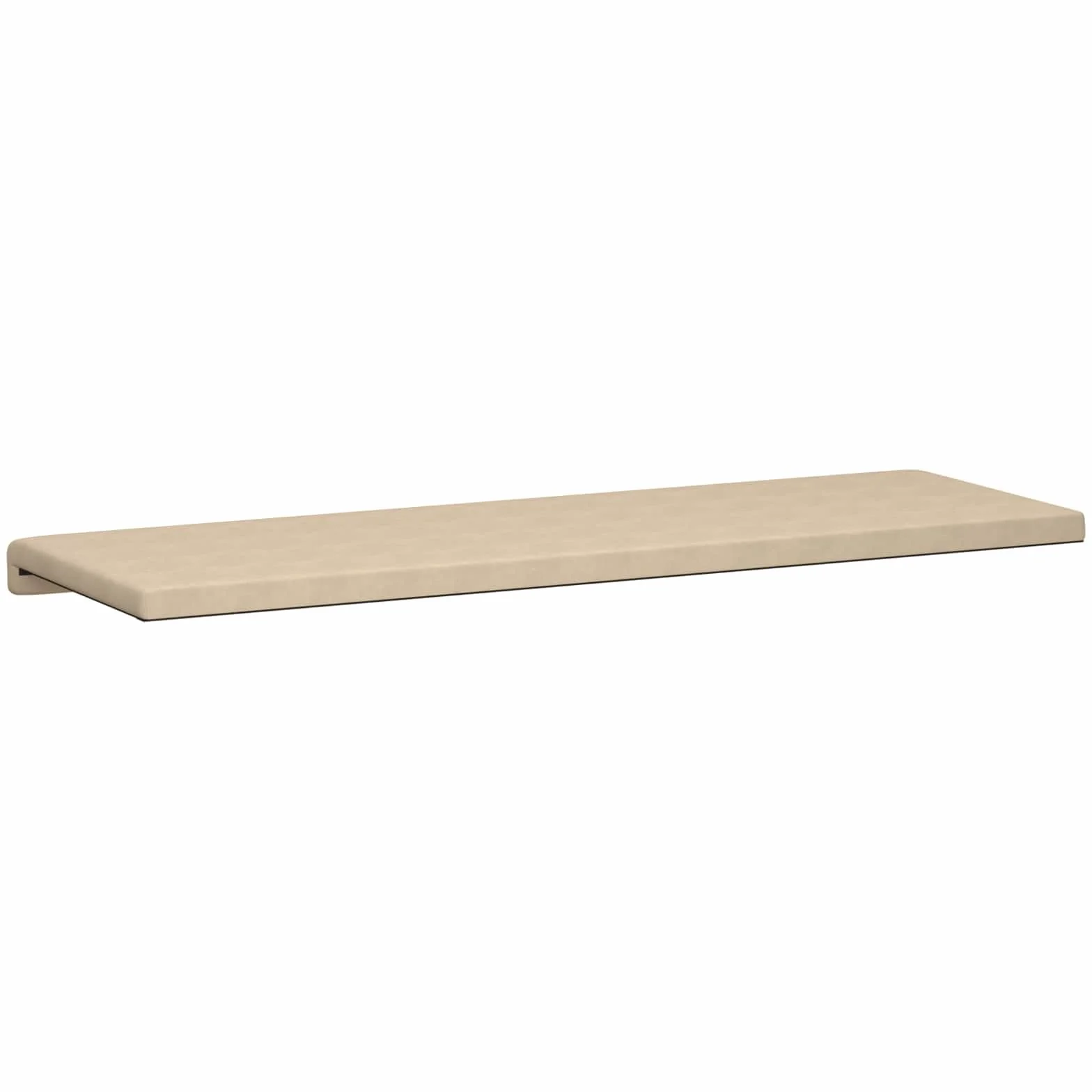Poduszka na ławkę, mikrofibra, kremowa, 35 cm | Wypełnienie piankowe, antypoślizgowe, do przedpokoju i salonu, łatwe w utrzymaniu