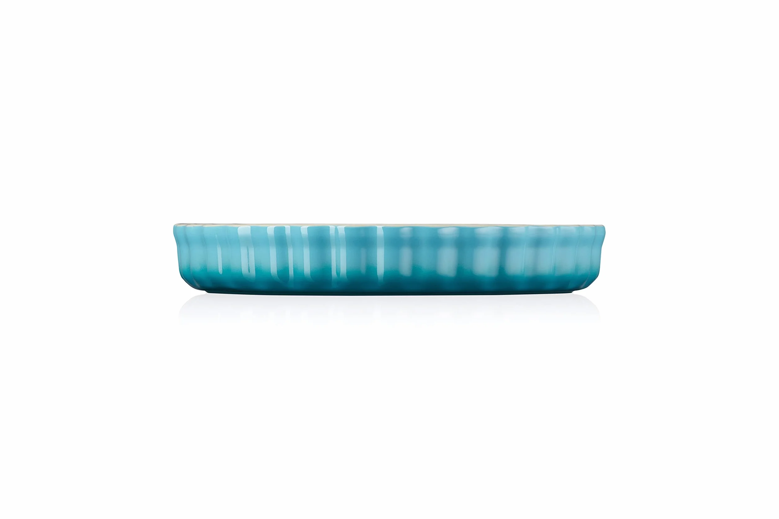 Le Creuset Heritage karbowane naczynie z flaneli, kamionka, 28 cm, 1,82 kg, karaibski
