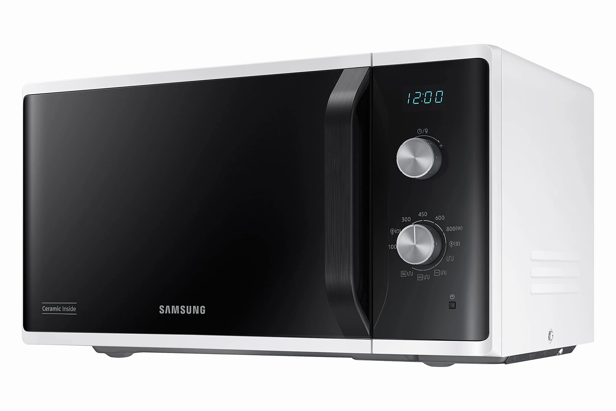 Samsung Microonde MG23K3614AW kuchenka mikrofalowa, 23 litry, 800 W, grill 1100 W, biały
