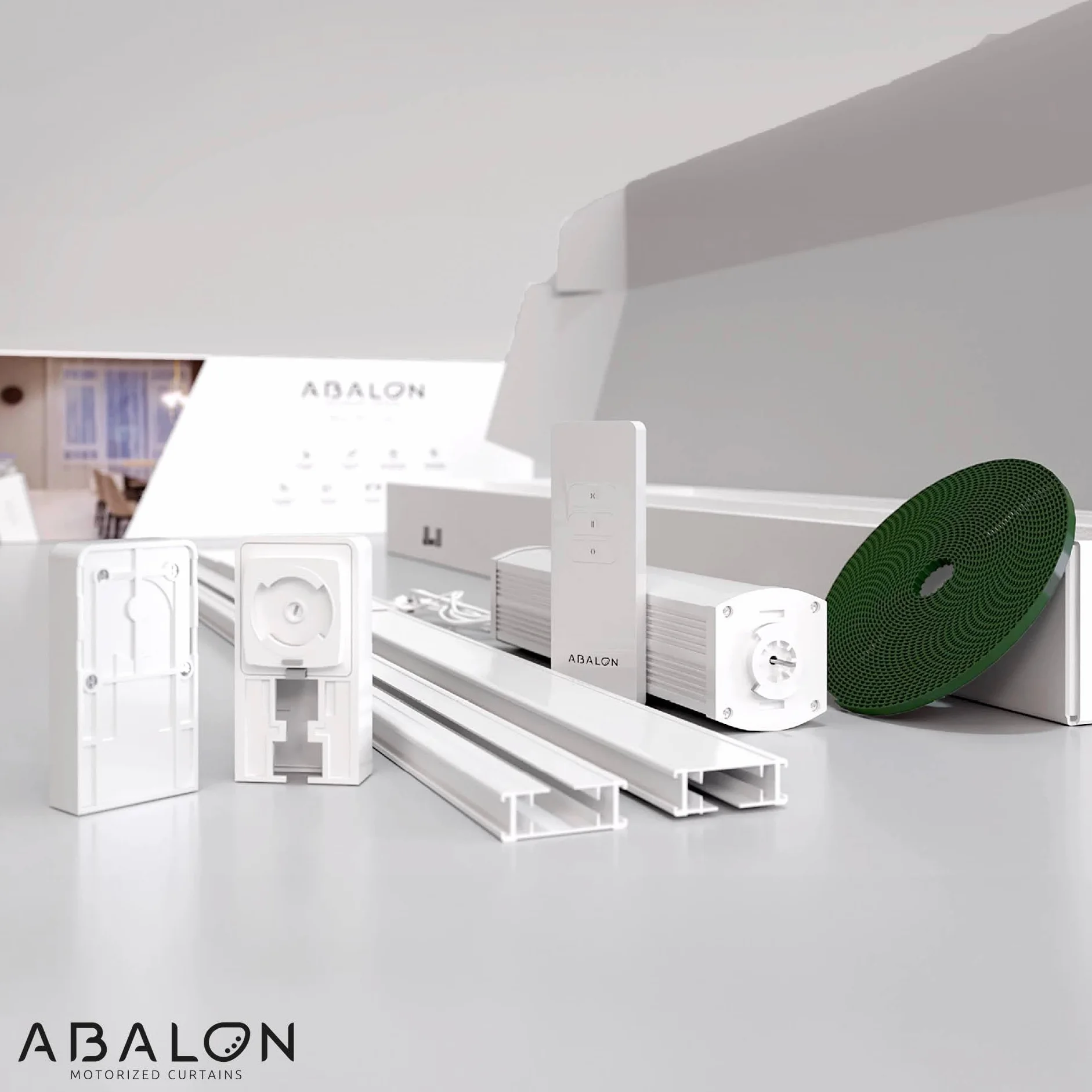 ABALON 20 Meter Belt for Motorized Track for Curtains, Motorized Curtain Track