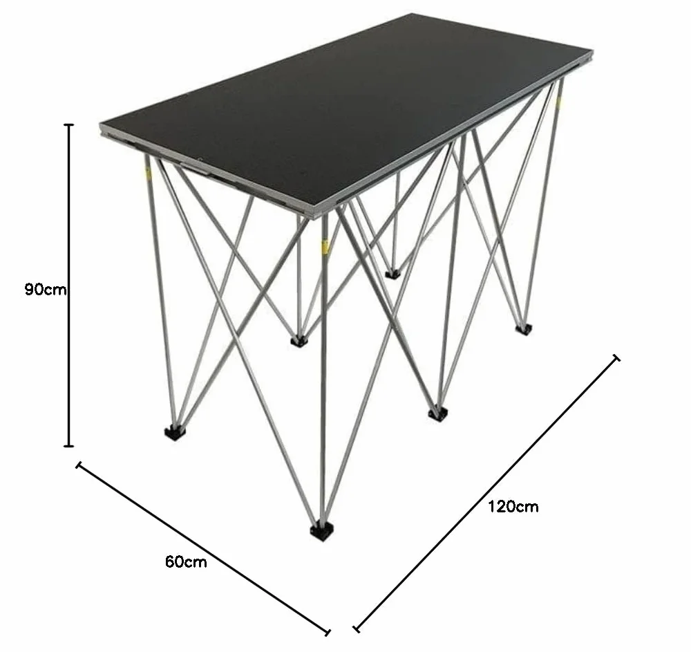 ZZTMDJ120 Stół konsoli Przenośny i składany (60 x 120 x 90cm)