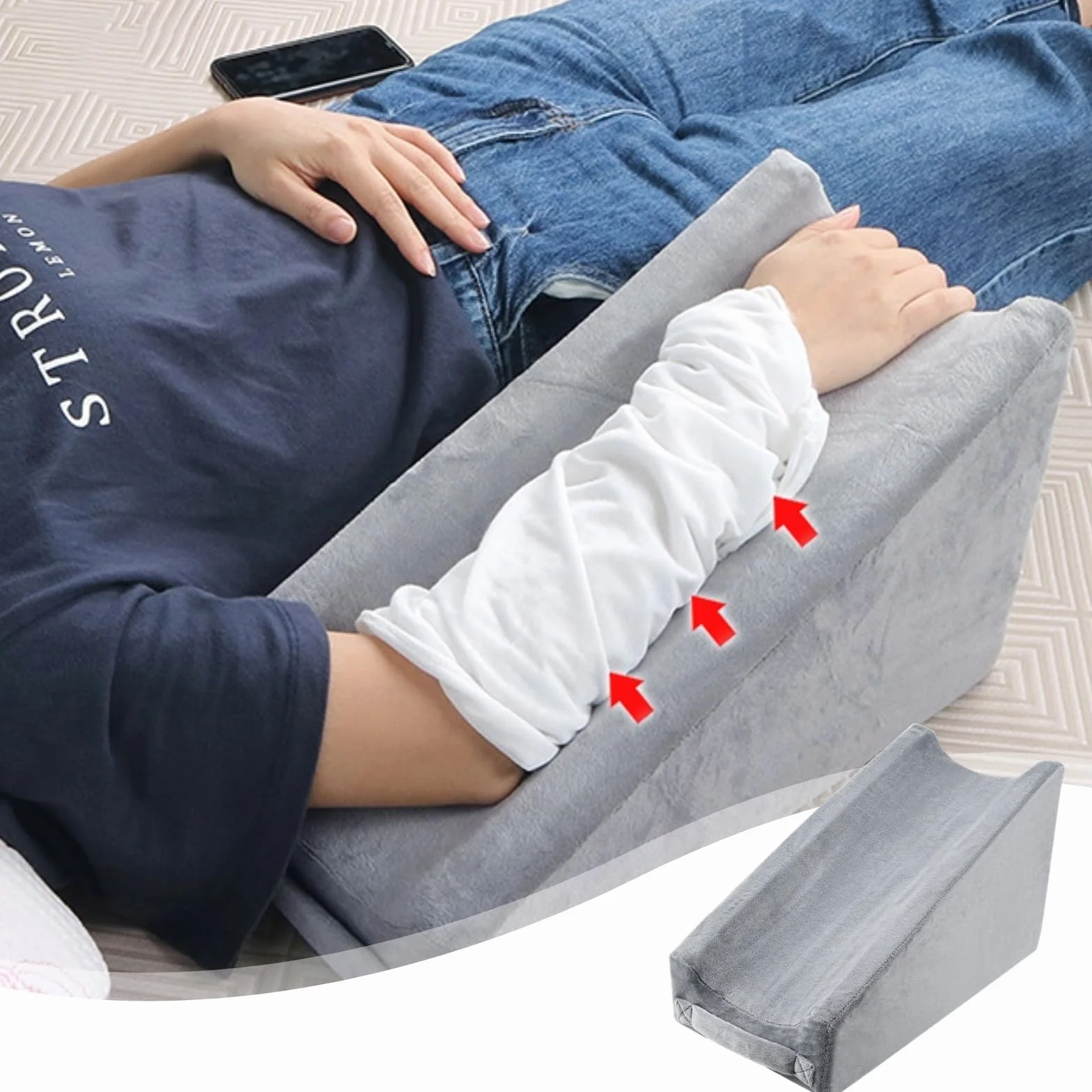 Poduszka na ramię, miękka pianka, wsparcie łokcia do łóżka, ergonomiczna poduszka pod plecy, poduszka podpierająca ramię do spania