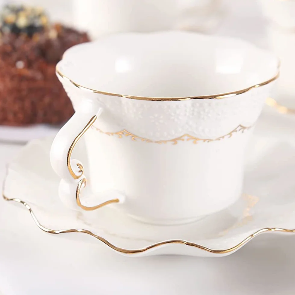 Porcelanowy czajniczek 1,14 ml biały ceramiczny dzbanek do herbaty z sitkiem na śniadanie dom kuchnia herbata