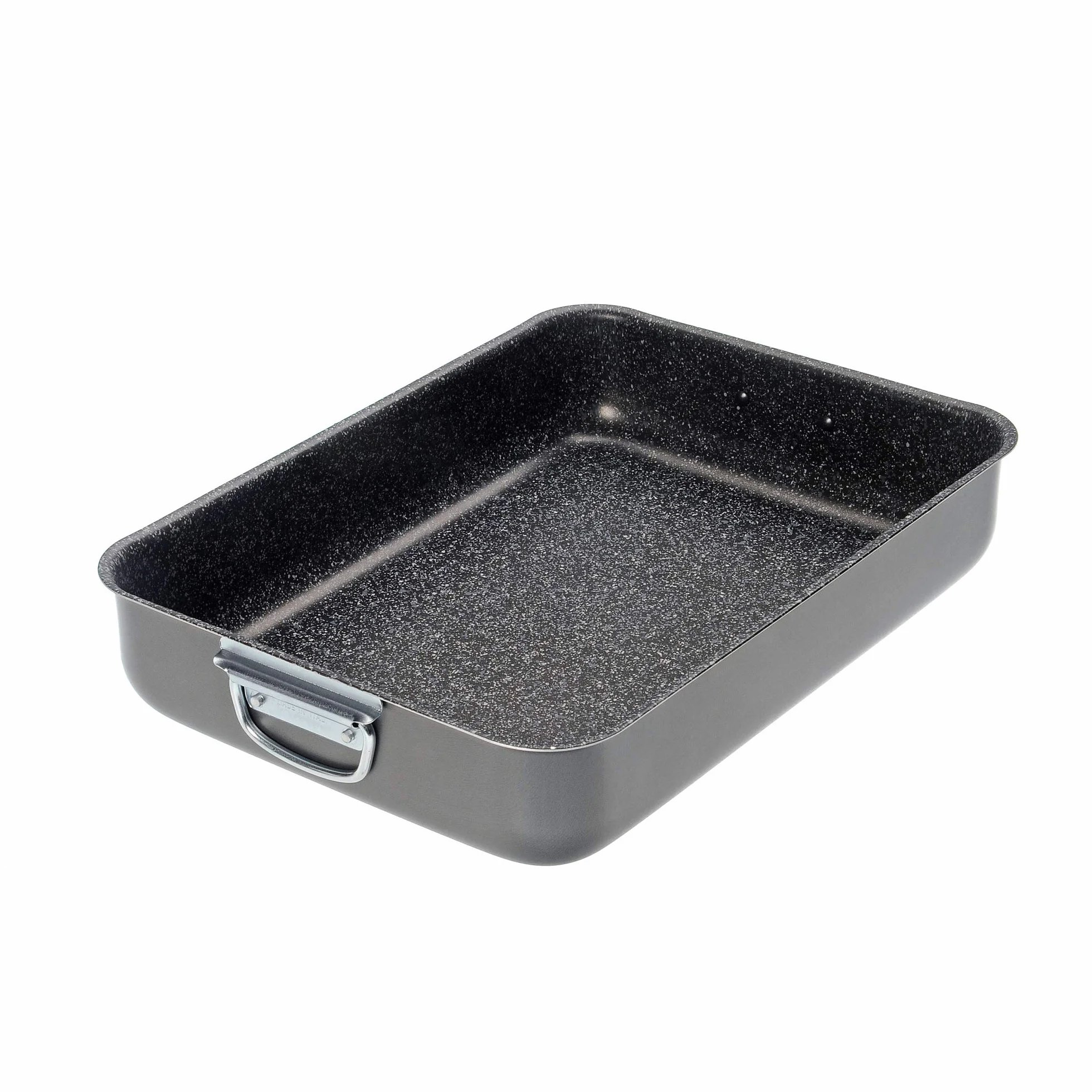 Alluflon Tradition Italy aluminiowe naczynie do lasagne, czarne, 42 x 29,5 x 7,5 cm