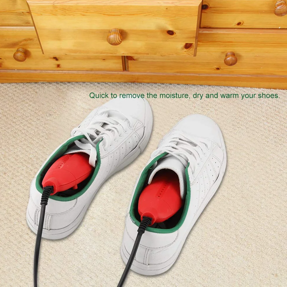FTVOGUE Schuh Trockner, tragbarer Elektrischer Schuh-Wärmer Trockner für Stiefel 220V EU Stecker