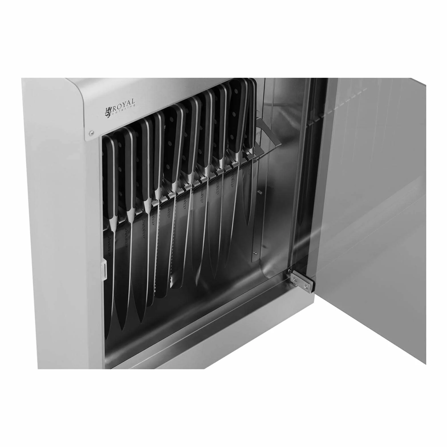 Royal Catering RC-KSSS501 sterylizator noży, sterylizator UV, sterylizator ze stali nierdzewnej, timer, 20 noży