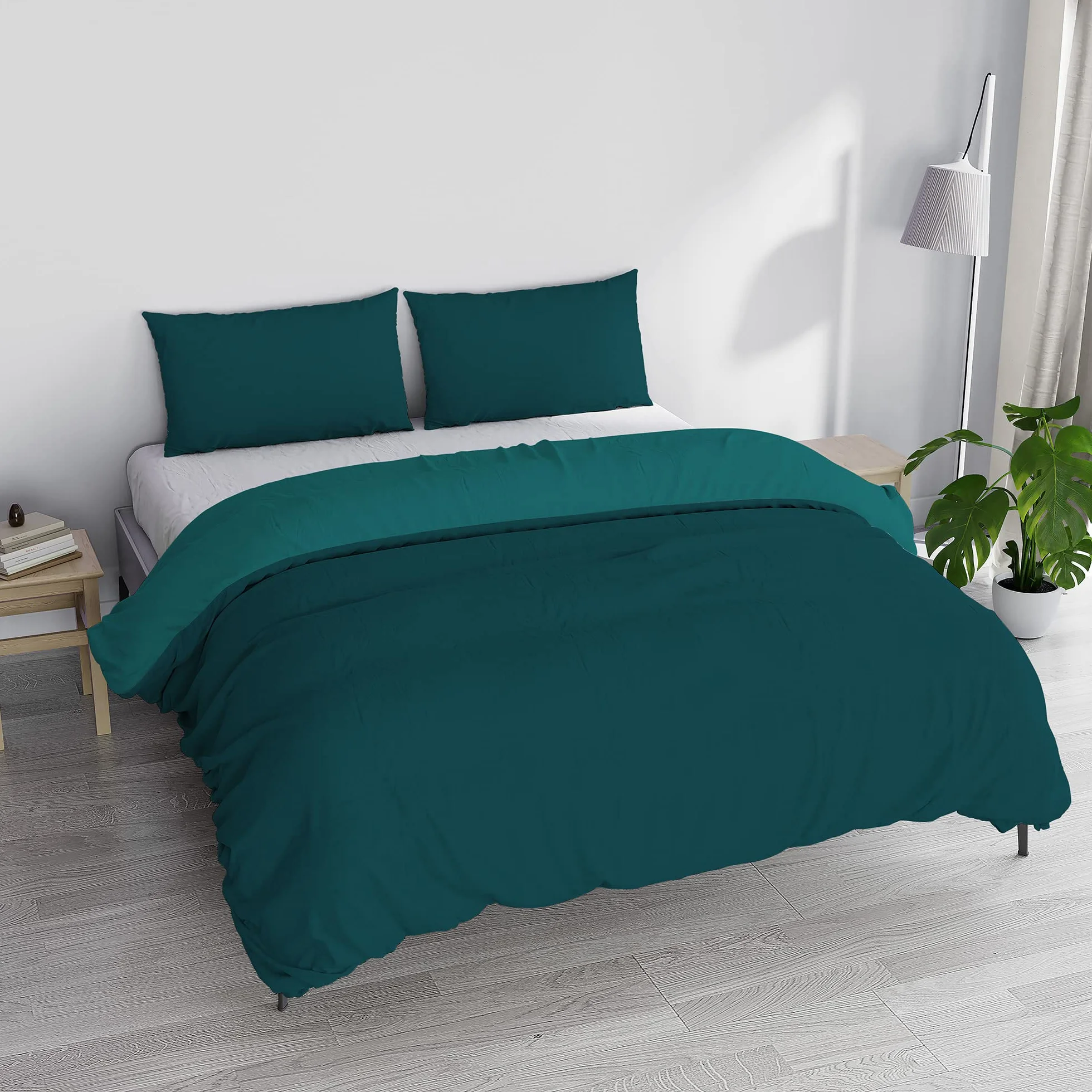 Italian Bed Linen Italiano Kołdra Pościel Zestawy Olej/Zielone Podwójne 250 x 200 cm