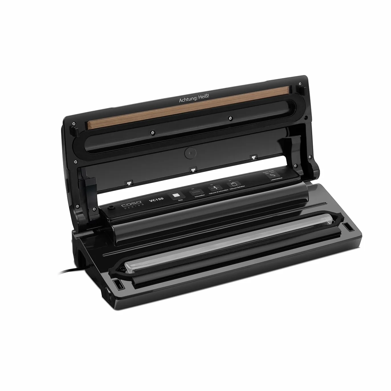 CASO VC150 zgrzewarka próżniowa – urządzenie do pakowania próżniowego, żywność zachowuje świeżość do 8 razy dłużej – naturalne przechowywanie bez substancji konserwujących