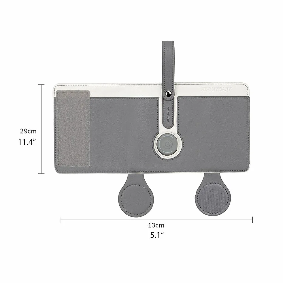 Podgrzewacz do butelek USB, przenośny podgrzewacz do butelek dla niemowląt z podgrzewaczem do butelek z temperaturą Dziecko w podróży Torba dla niemowląt Podgrzewacz do butelek dla niemowląt Torba termoizolacyjna do podróży Pielęgnacja w obszarze dziecka