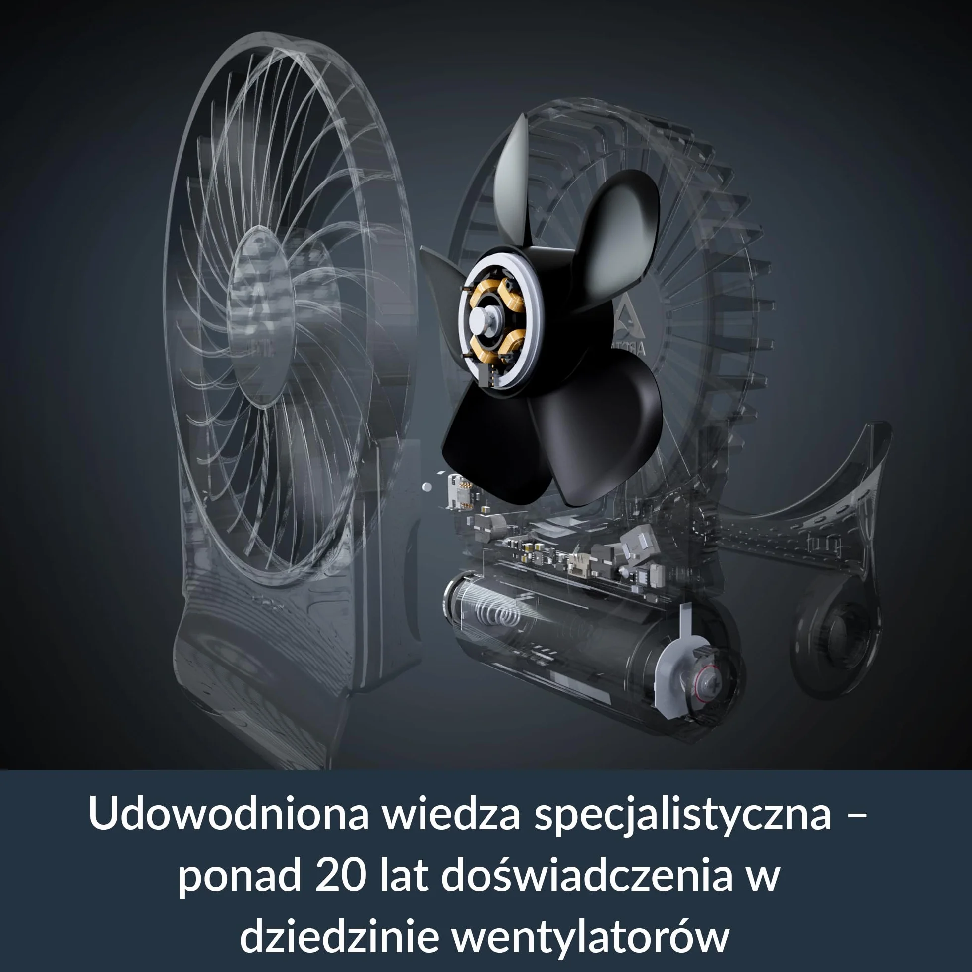 ARCTIC Summair 2Go Wentylator Kieszonkowy z Akumulatorem USB-C Czarny