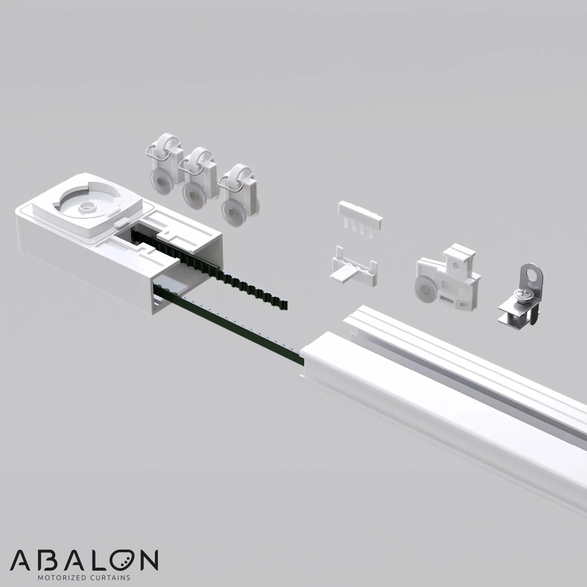 ABALON 20 Meter Belt for Motorized Track for Curtains, Motorized Curtain Track