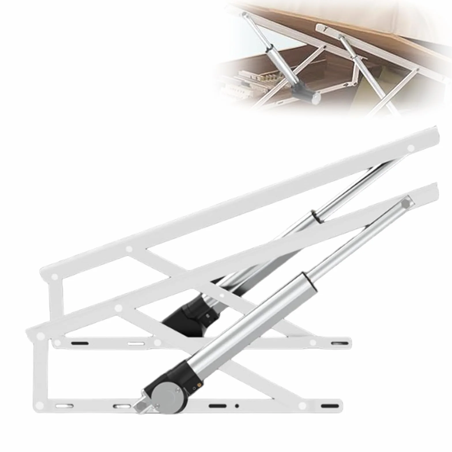 Wytrzymały podnośnik do przechowywania łóżka, mechanizm sprężynowy gazowy 59 kg, łatwe podnoszenie do przechowywania sofy