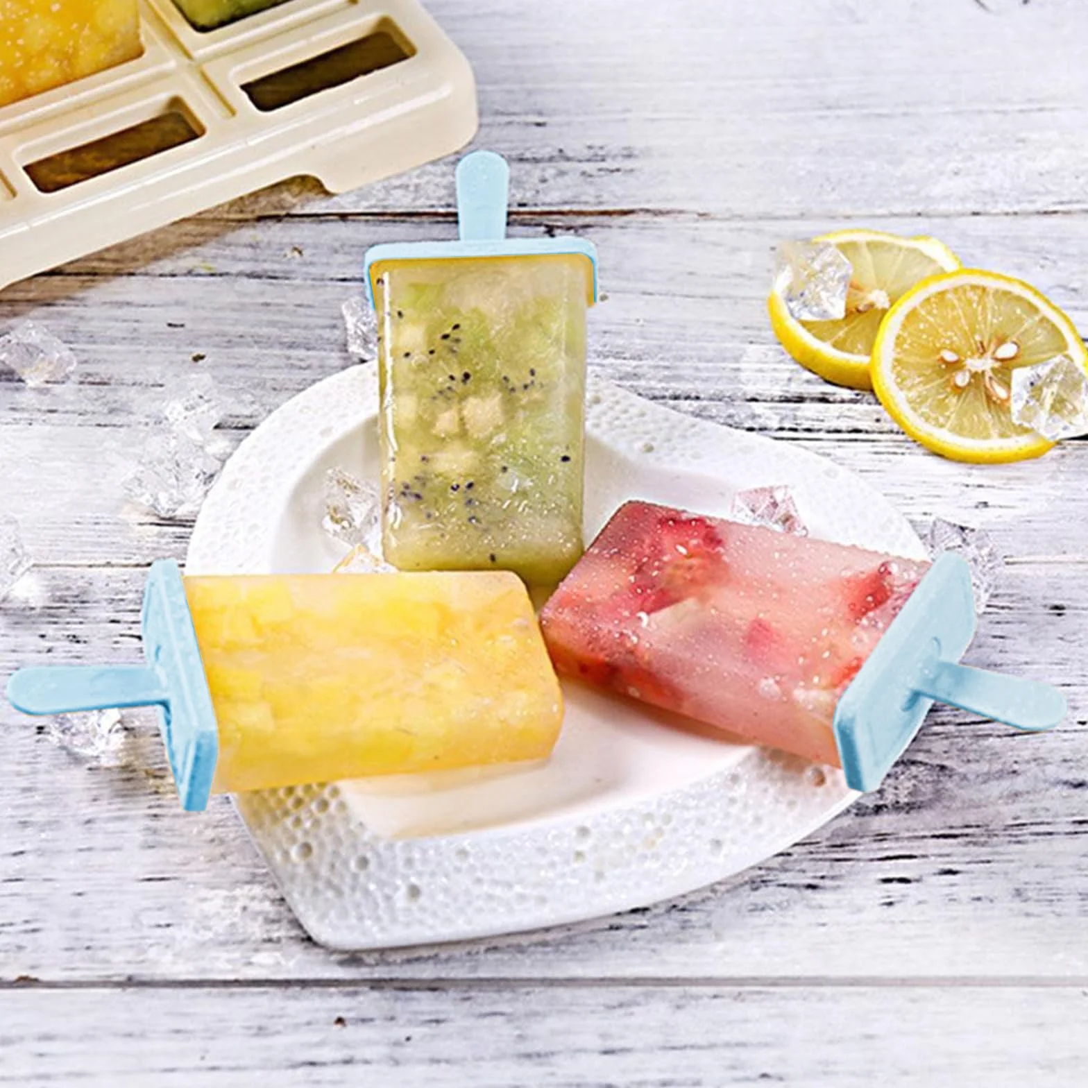 Traxenta 9 wgłębień Foremki do lodów, foremki na popsicle w zestawie