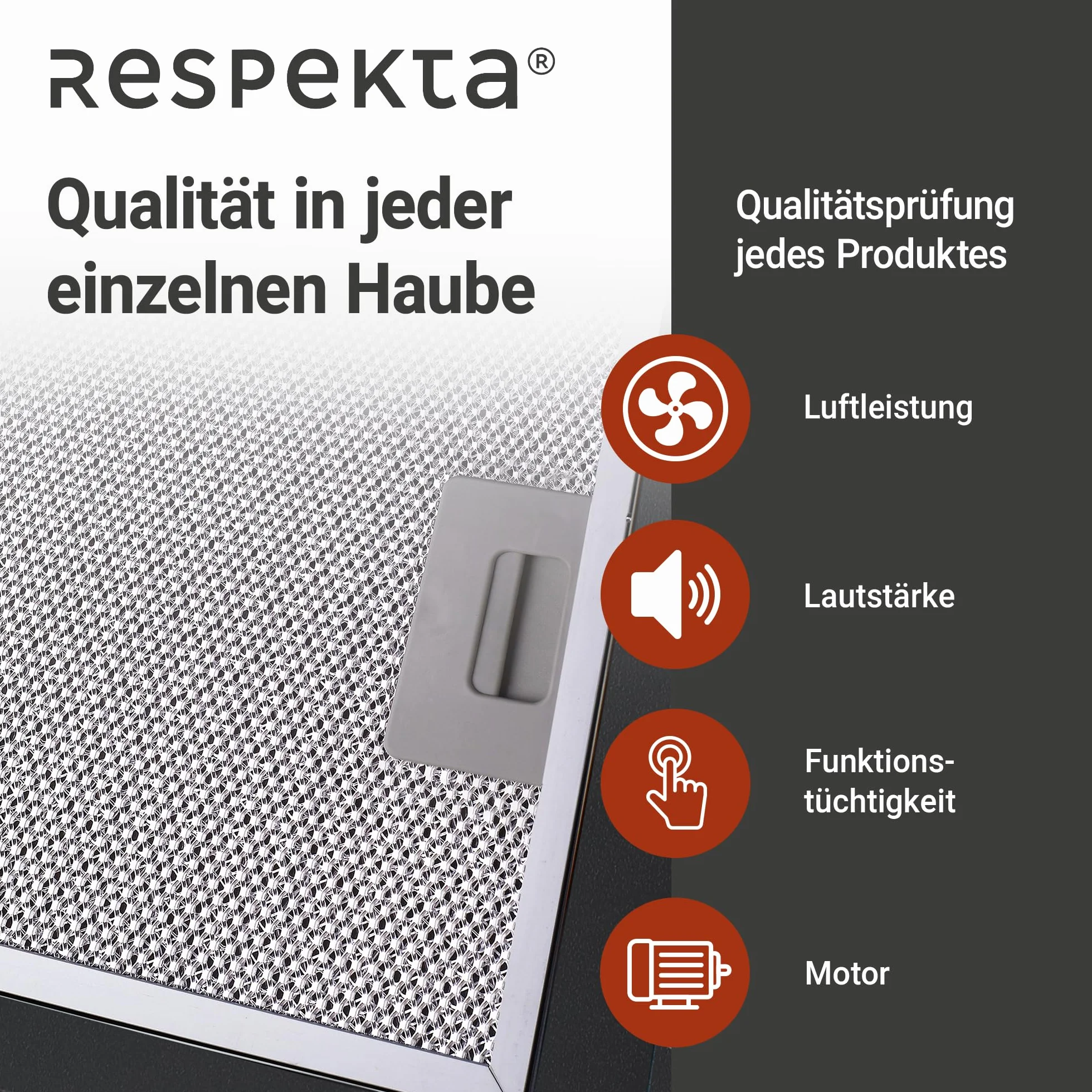 Respekta Okap skośny, 80 cm, CH24080SM, czarny