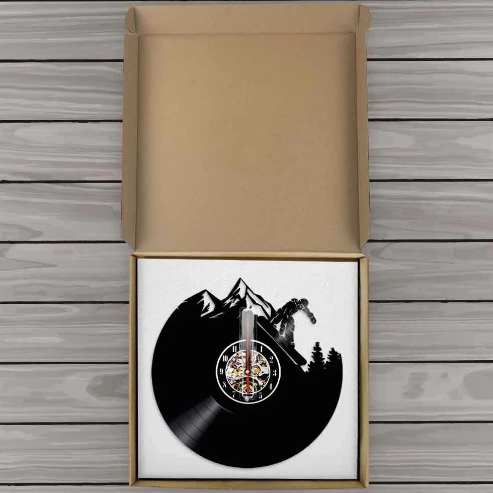ELD Muzycy jazz legenda muzyki zegar ścienny wiolonczela trąbka róg klasyczny instrument muzyczny płyta winylowa zegar ścienny gracze jazzowi prezent średnica 30 cm 7 kolorów zmienna płyta ścienna