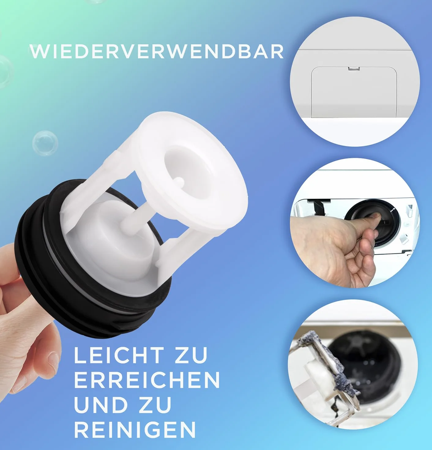 Wymienny filtr kłaczków do Bauknecht Whirlpool 481248058385 Indesit C00312342 Filtr do pralki
