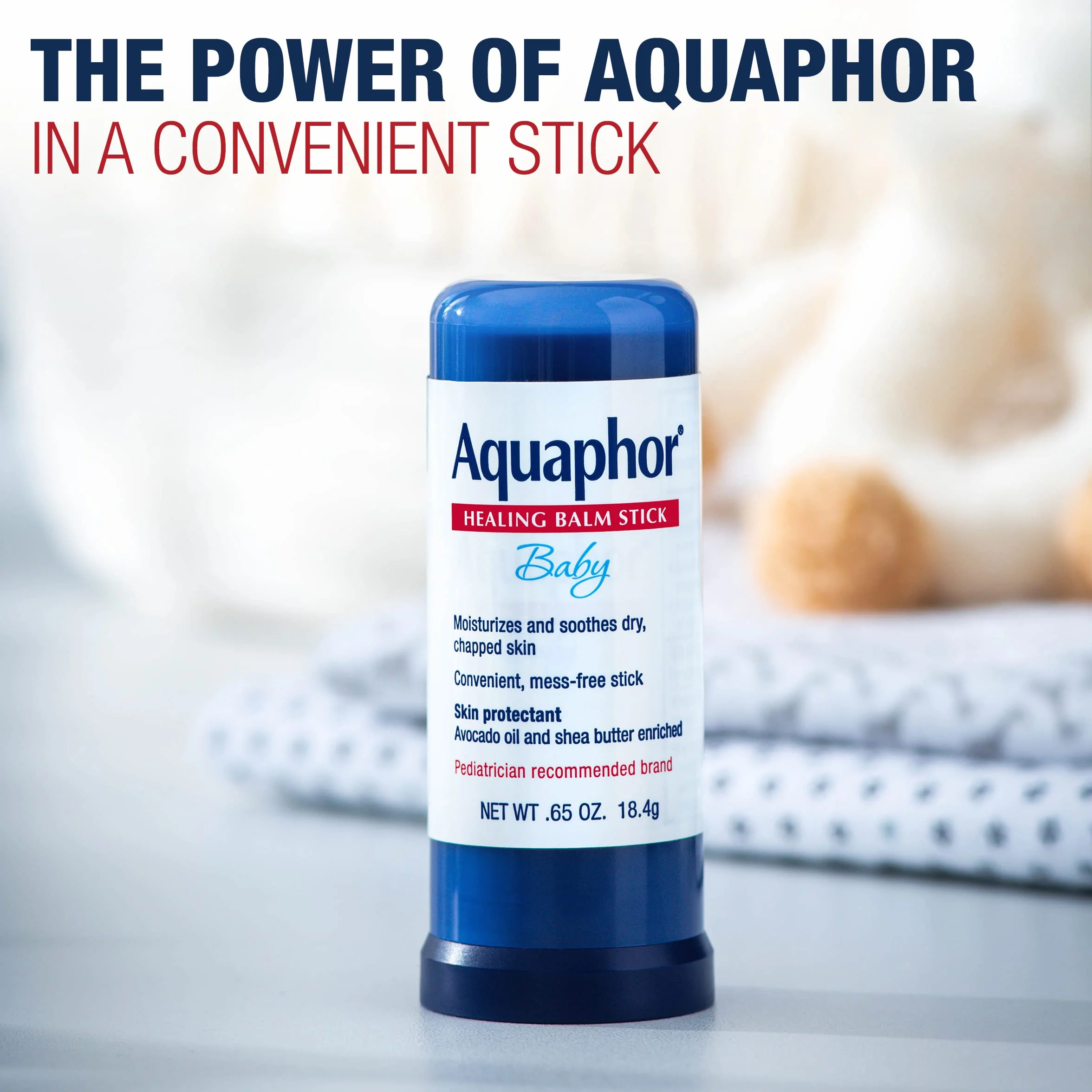 Aquaphor Baby Healing Balm Stick With Avocado Oil and Shea Butter, 0,65 uncji