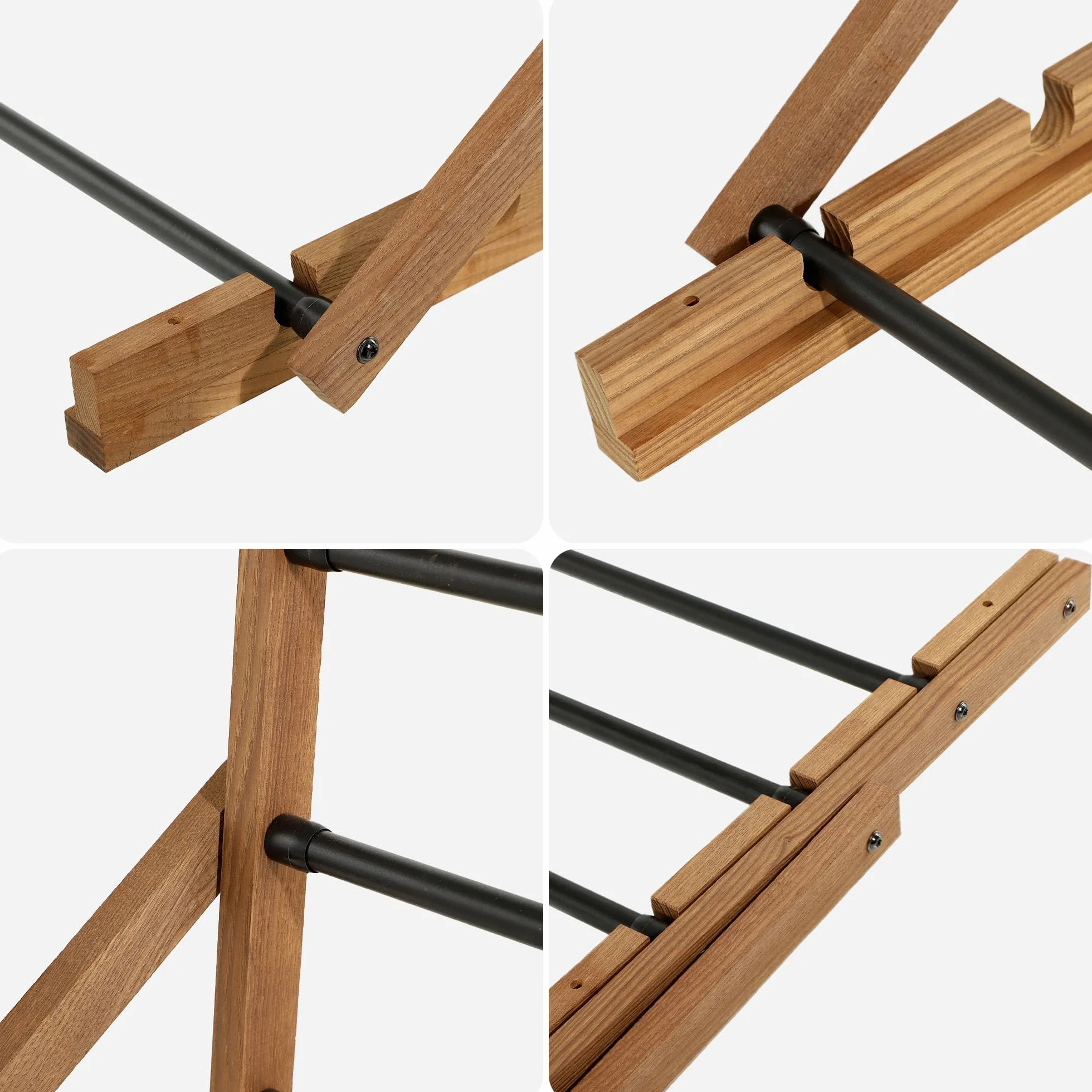 KADAX Suszarka na pranie wieżowa 85x39.5cm Oszczędza miejsce po złożeniu, stabilna konstrukcja i pewne oparcie, do mieszkania, na balkon i taras