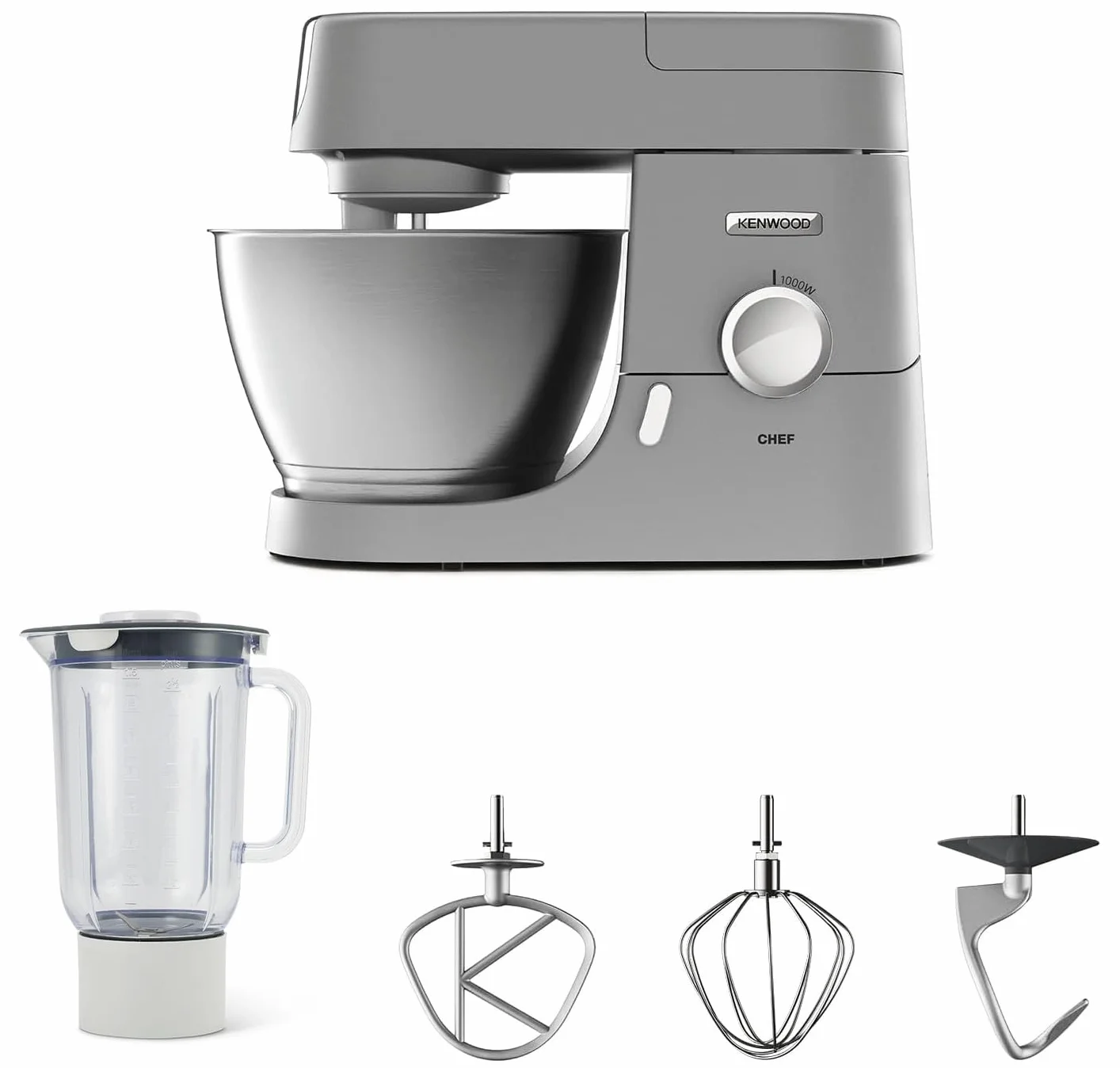 Kenwood Chef Kvc3110S Robot Kuchenny, 1000 W, Srebrny