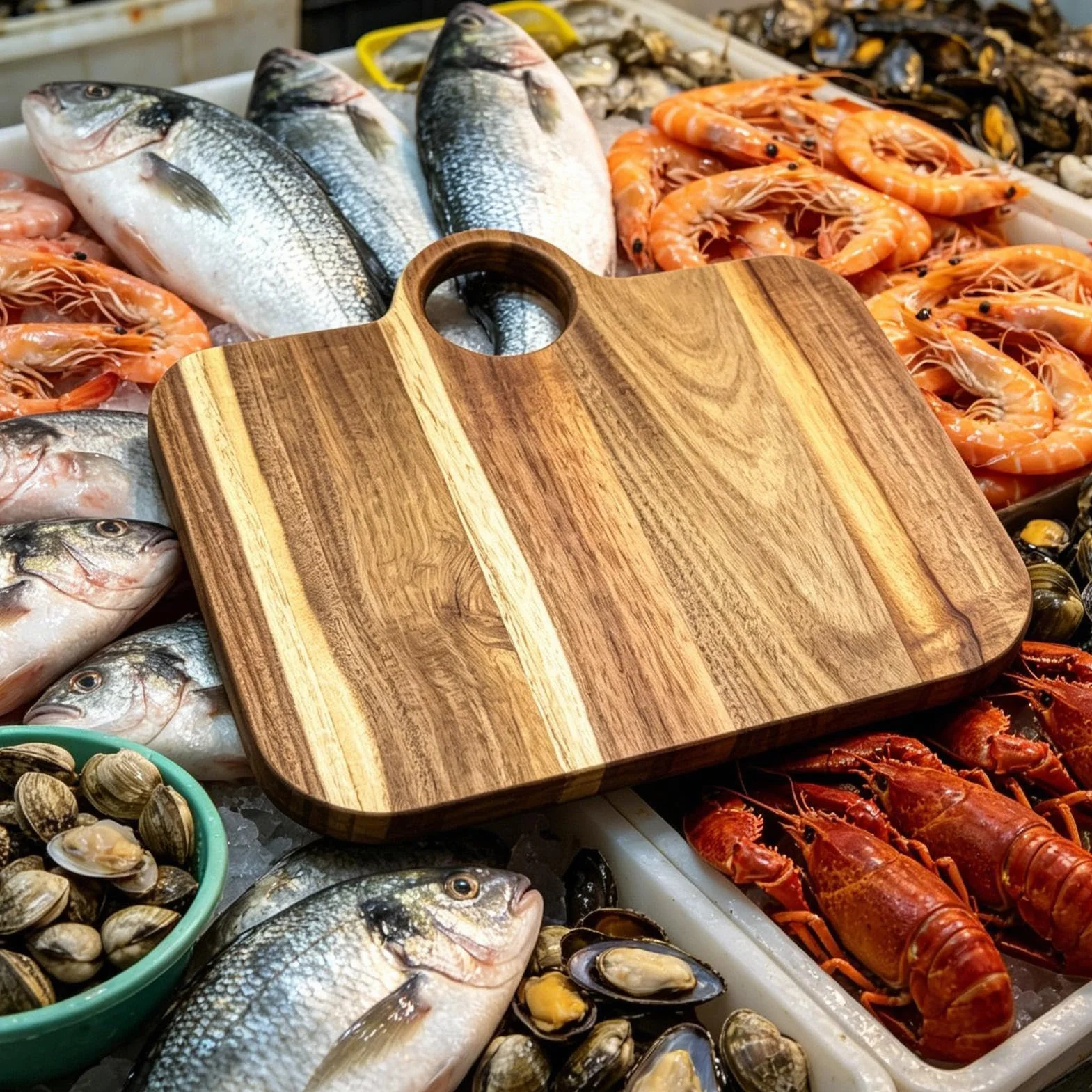 Deska do krojenia drewniana Półmisek Serwujący Do Wyświetlania | Zabawna Drewniana Deska Do Krojenia Do Domu, , Restauracji, Przygotowania Mięsa, Warzyw, Owoców, Wędlin, Meal Prep