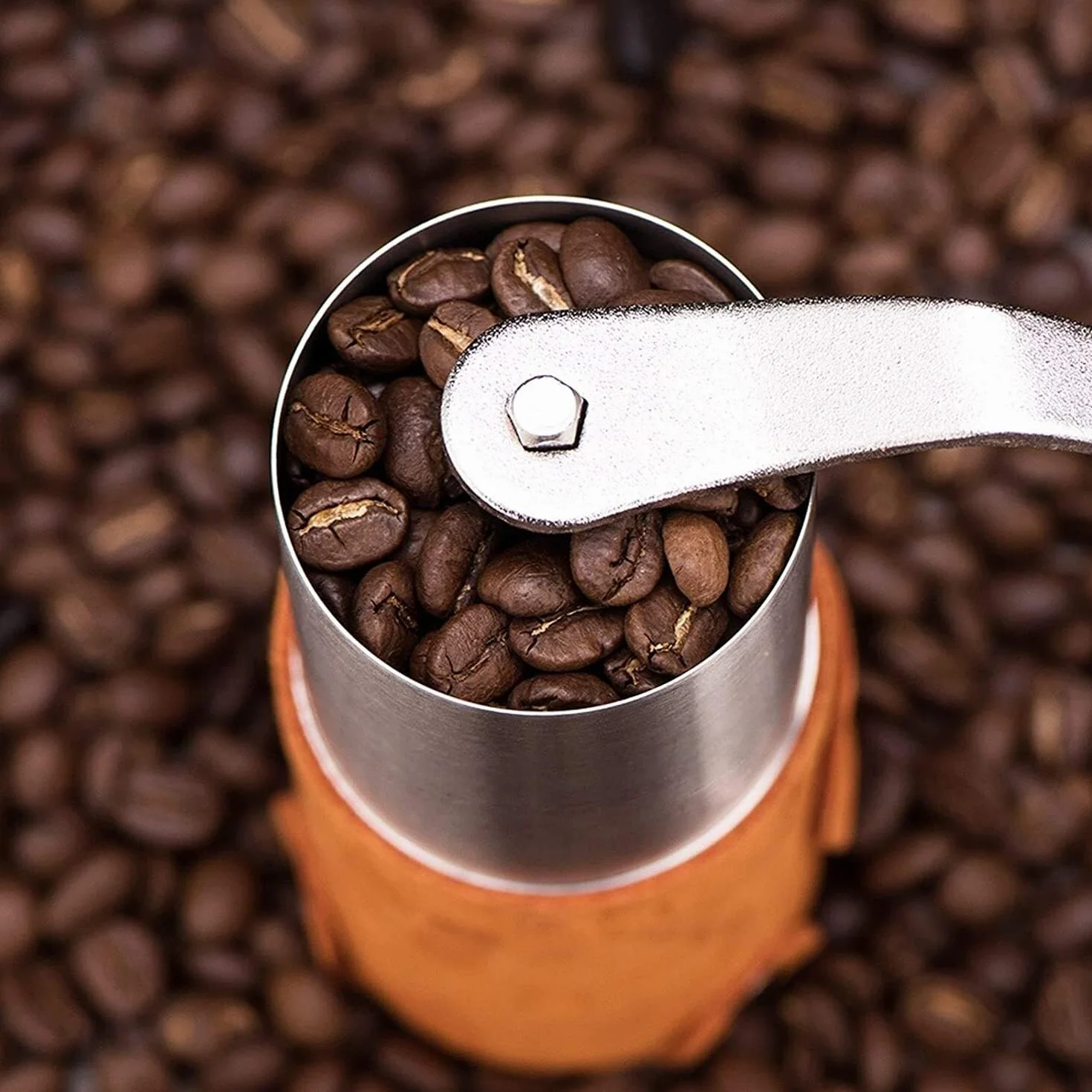French Press Ręczny Młynek Do Kawy Przenośny Czarny Mini Pojedynczy Dzbanek Kawy(A)