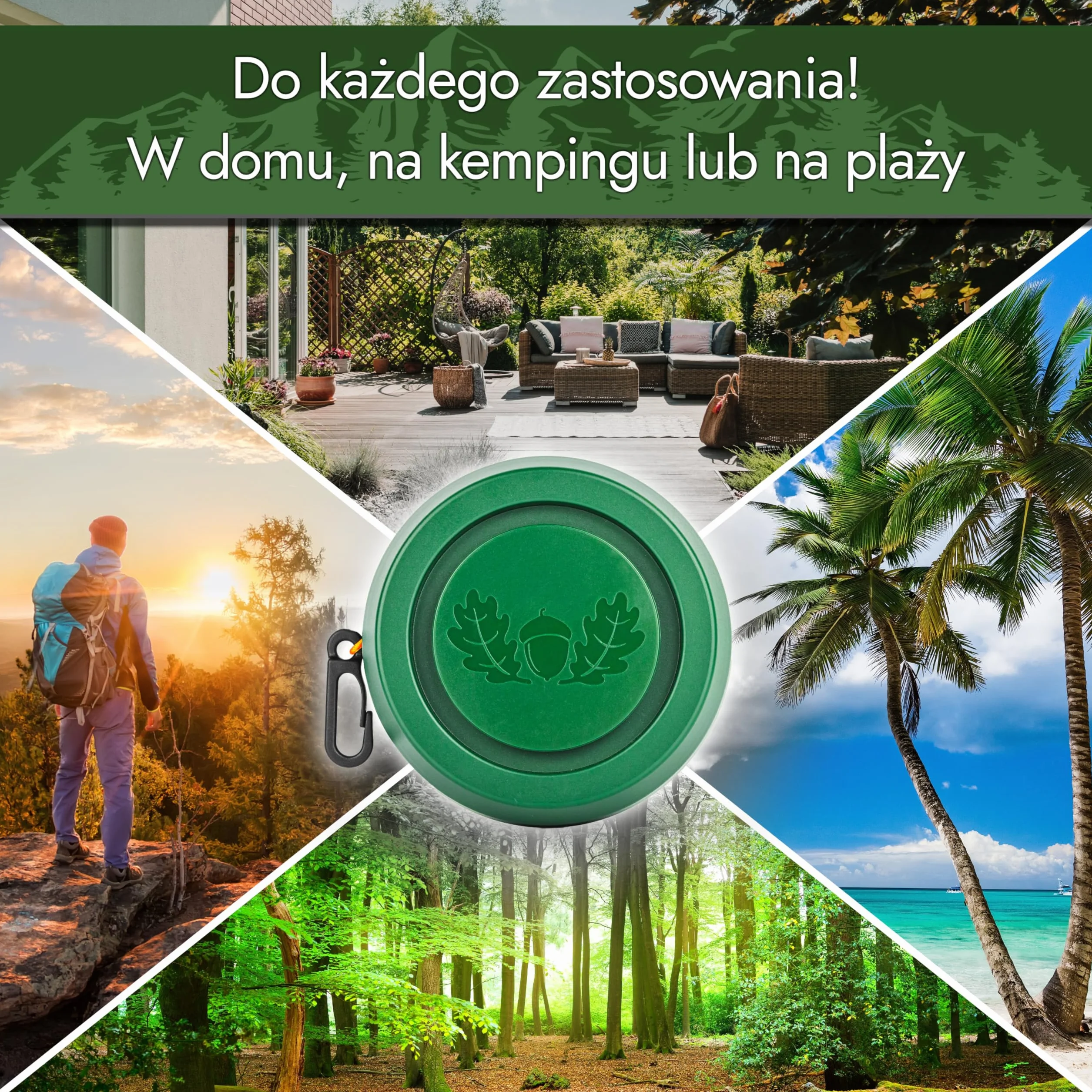 Automatyczna linka do suszenia prania na kempingu [10 m] automatyczne zwijanie | wysuwana i niezniszczalna | bardzo kompaktowa, lekka i wytrzymała | linka do suszenia prania na zewnątrz