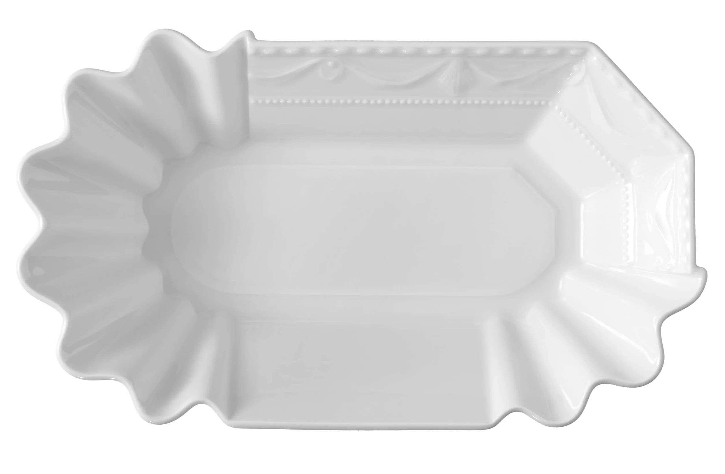 KPM Kurland biała miska na kiełbasę curry