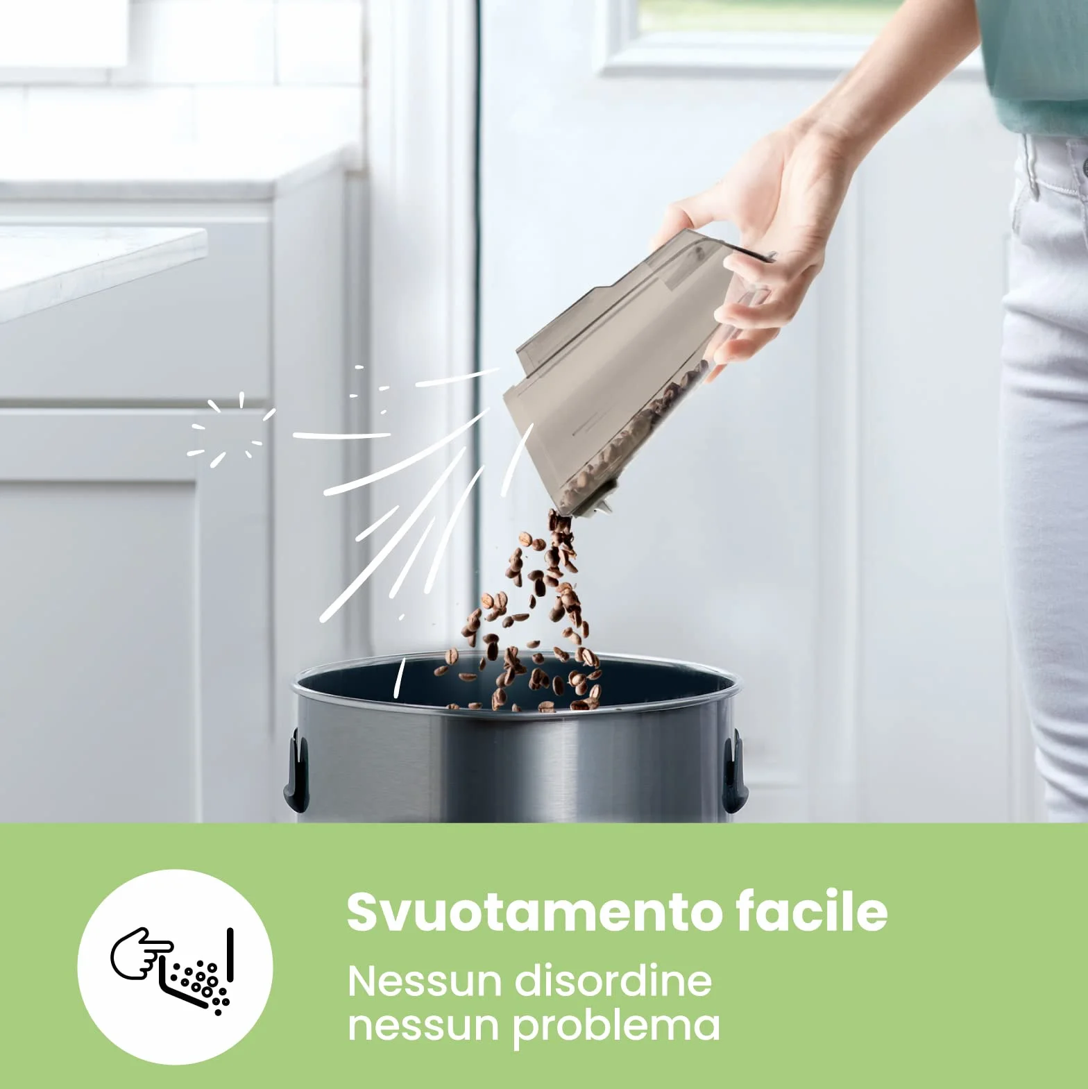 COMFEE' CCS2160RE odkurzacz elektryczny, lekki pionowy odkurzacz 3 w 1 z przewodem, bezworkowy, świetny system filtracji centralnej, do samochodu, domu, kuchni, sierści, brązowego i szarego