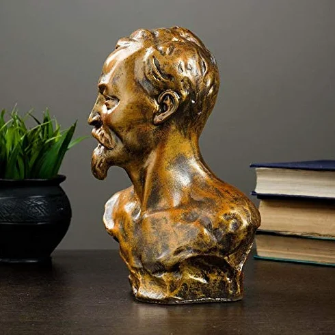 Felix Dzerzhinsky brązowy kolor biust 24 cm rzeźba kolekcjonerska figurka sztuka figurka statuetka