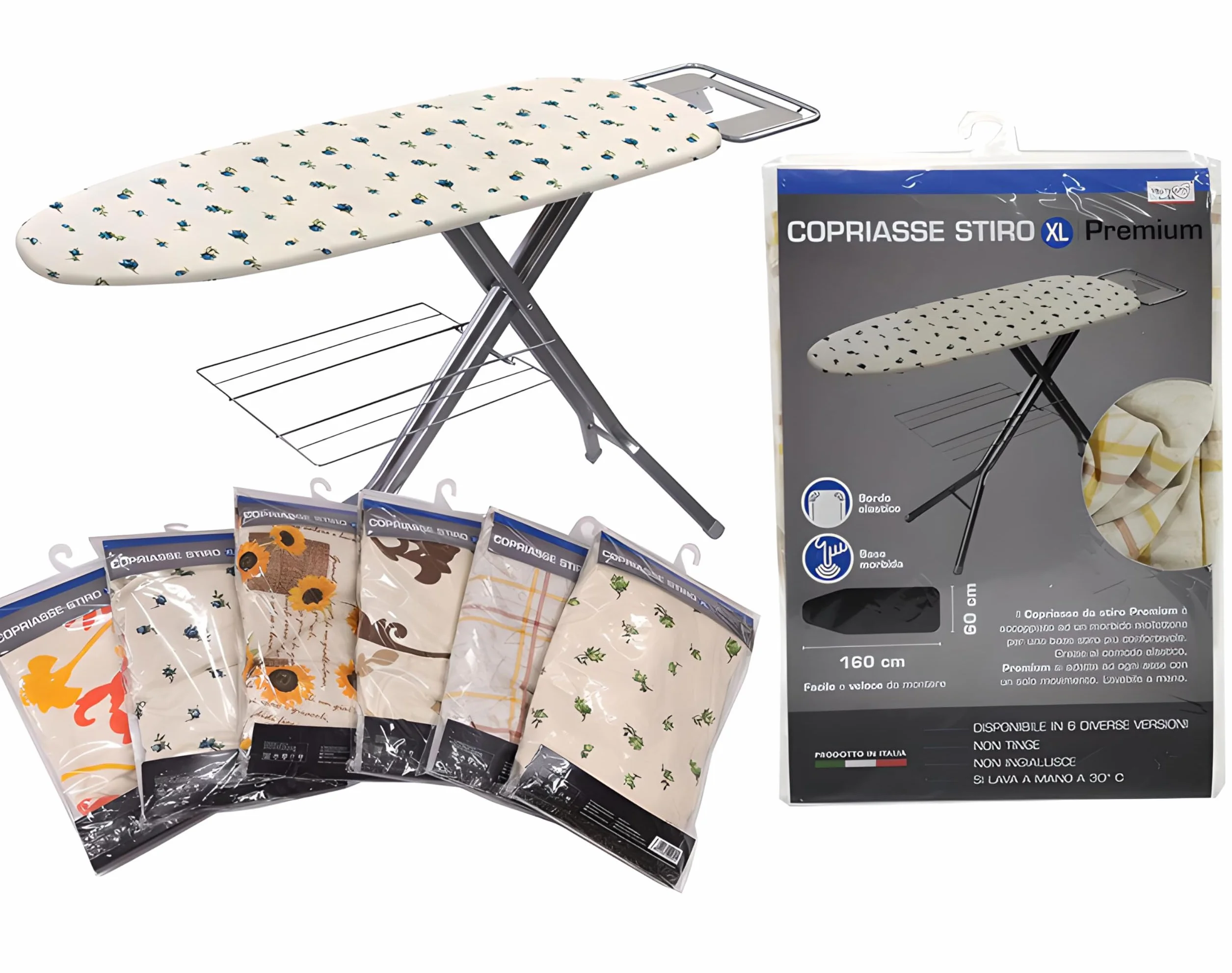 Pokrowiec na deskę do prasowania 160x60 XXL Uniwersalny Premium do żelazka parowego