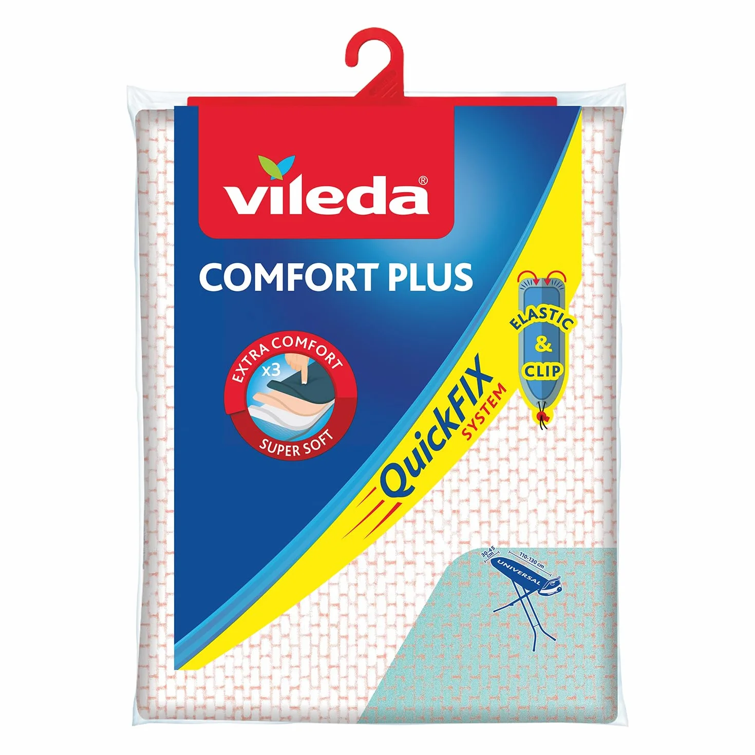 Vileda Pokrowiec na deskę do prasowania Comfort Plus - wyjątkowo miękki