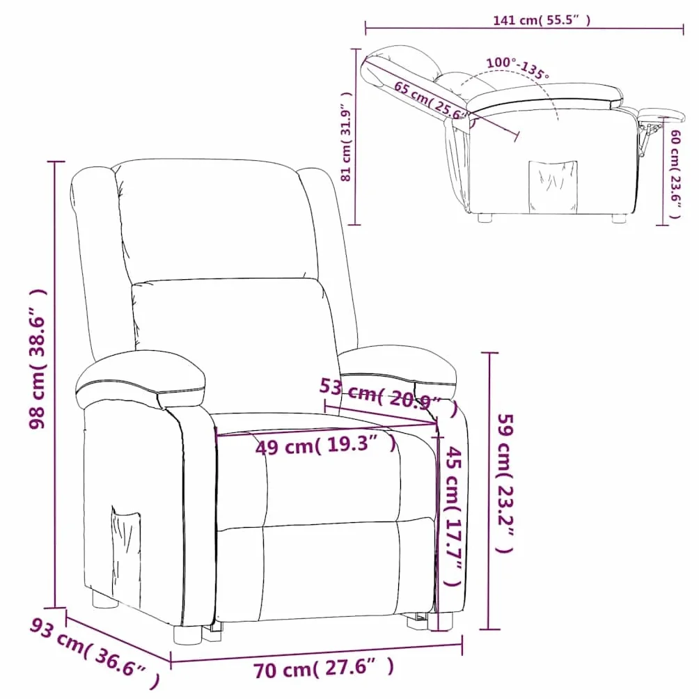 Fotel relaksacyjny, żółty, materiał z regulowanym oparciem i podnóżkiem, ergonomiczny fotel tapicerowany z drewnianą i metalową ramą, wygodny fotel do salonu, biura, kącik do czytania