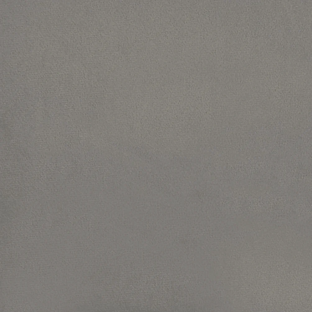 Łóżko kontynentalne z materacem, jasnoszare 120 x 190 cm, aksamitne pokrycie, materac kieszeniowy, średnie podparcie, zapewnia spokojny sen, nowoczesny mebel do sypialni