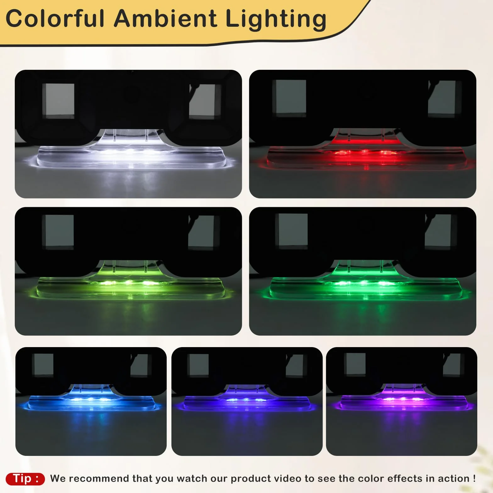 Seutgjie Cyfrowy budzik 3D LED, zegar stołowy/zegar ścienny, zegar cyfrowy, 14 kolorów RGB, 12/24 godziny, 3 ustawienia jasności, tryb nocny, tryb drzemki z pilotem zdalnego sterowania, czarny