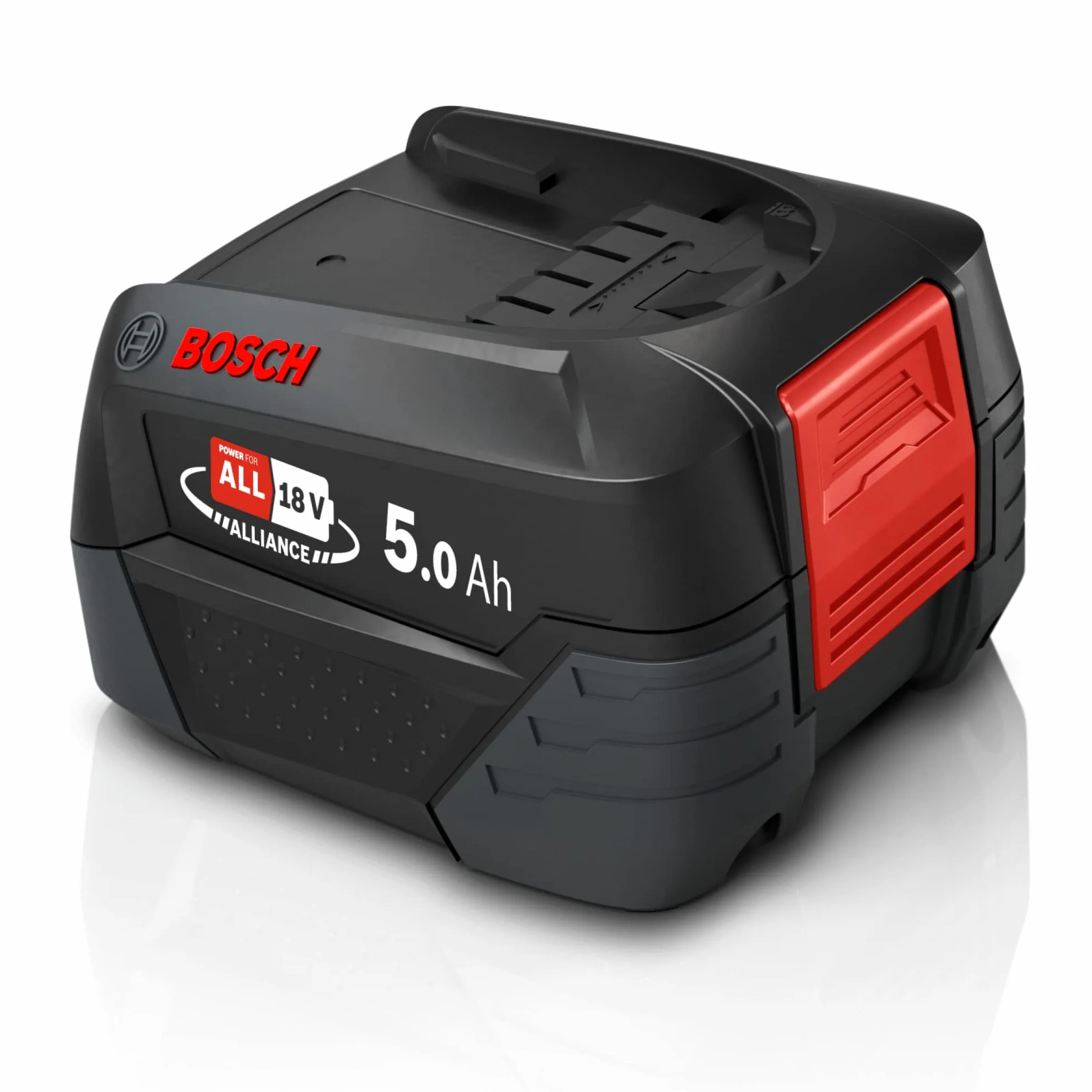 Bosch Akumulator wymienny Power for All 18 V 5,0 Ah BHZUB1850, odpowiedni do wszystkich bezprzewodowych odkurzaczy akumulatorowych Unlimited, bardzo długi czas pracy, wysoka wydajność, nadaje się do