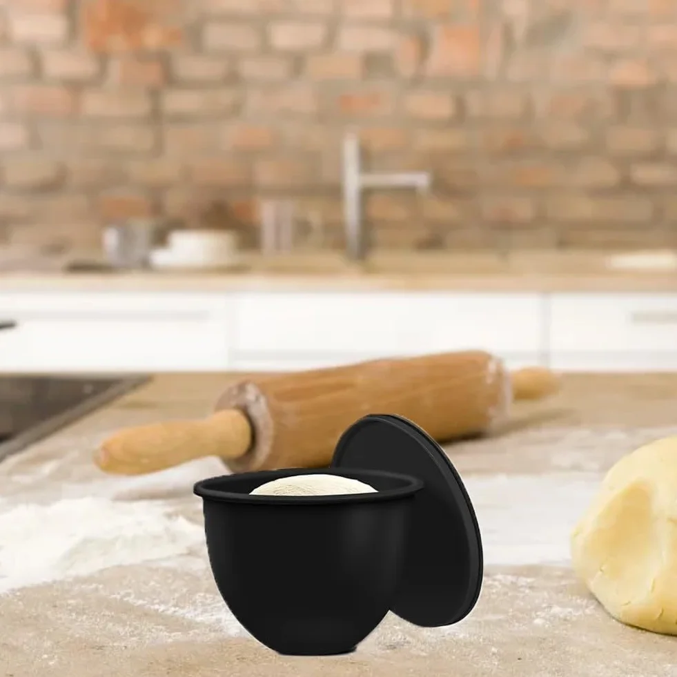 Silikonowa wkładka do robota kuchennego do miksera stojącego Kitchenaid, silikonowa wkładka do miski z pokrywką, do miksera pionowego, nadaje się do mycia w zmywarce i kuchence mikrofalowej, odporna