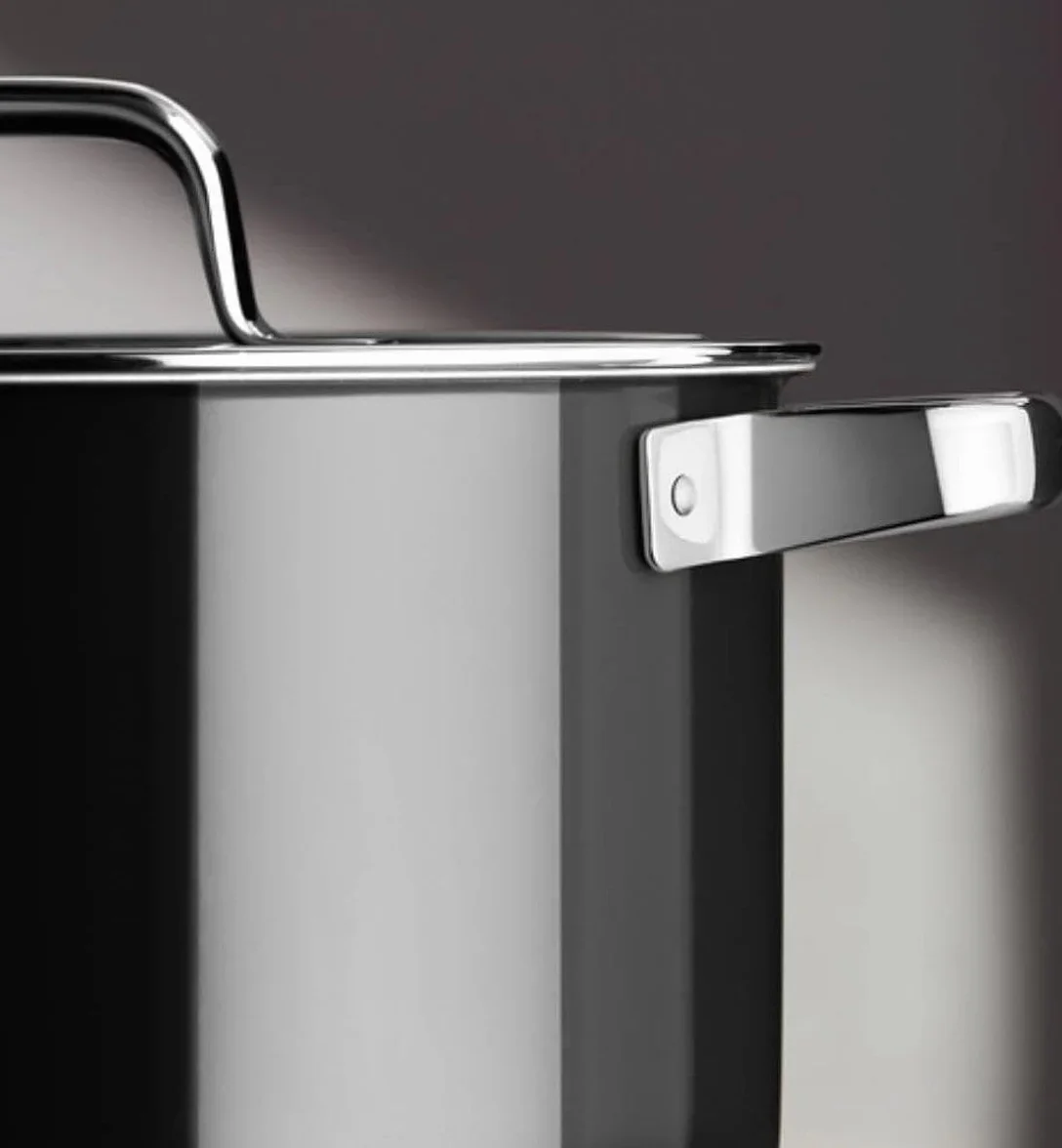 WMF Zestaw garnków Fusiontec 2.0 Mineral Pro czarny, 4-częściowy – garnki ø 16, 20, 24 cm z uchwytem Ø 16 cm