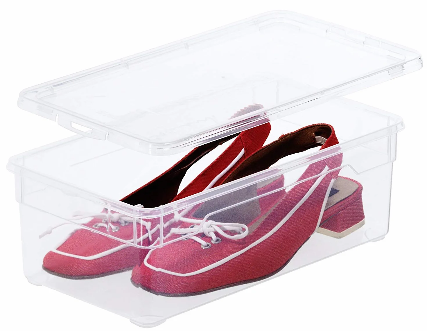 Rotho Clear Zestaw Pojemników Do Przechowywania Plastik Bezbarwny 4 x 5 l