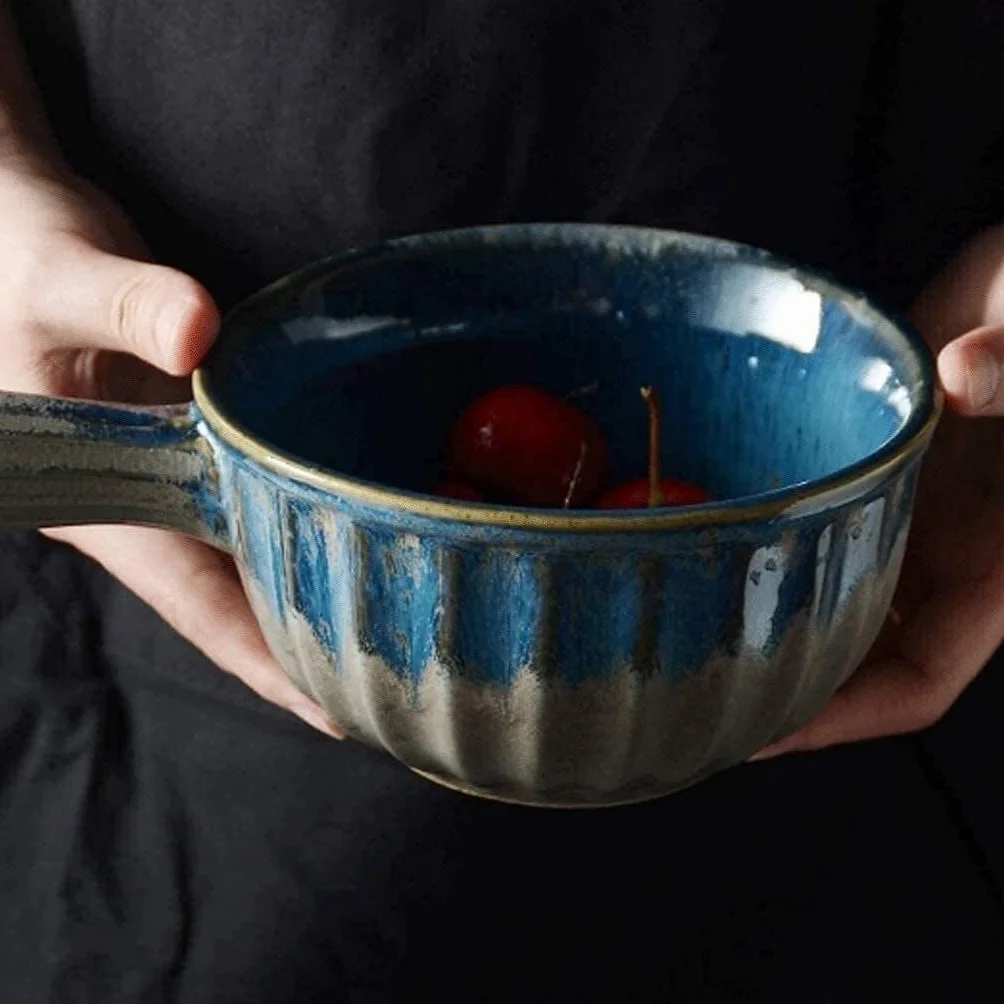 Miska na płatki, miski do zupy, miski ramen, porcelanowe miski na ryż miski na musli, domowa miska do sałatki owocowej, porcelanowa miska na makaron