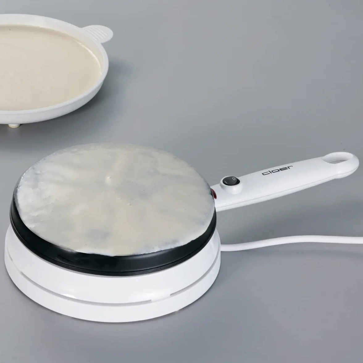 Cloer 677 Crêpes-Maker-Cordless na cienkie naleśniki, 700 W, Powierzchnia do pieczenia 18,5 cm Ø