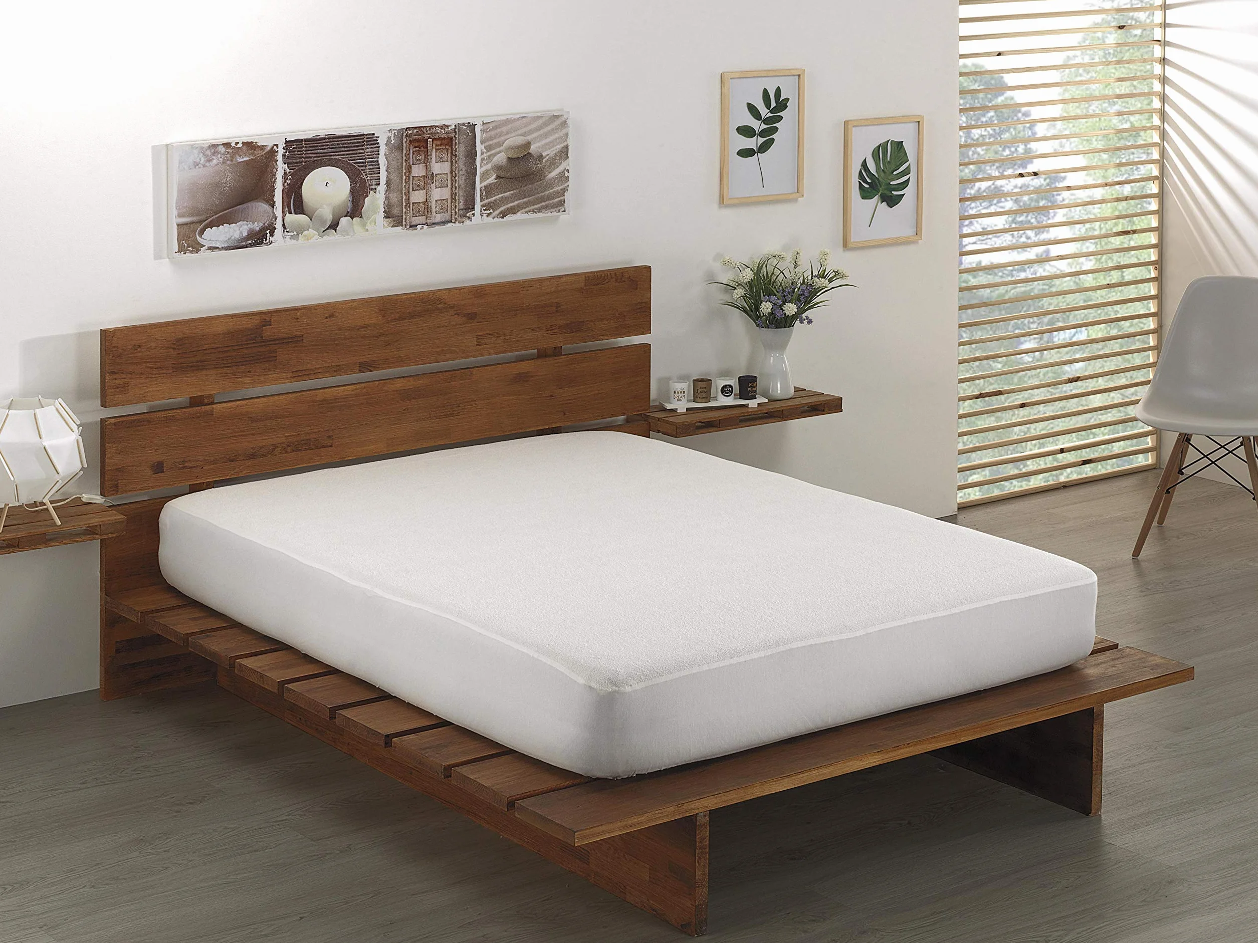 Todocama Todolit ochraniacz na materac frotte regulowany 100% wodoszczelny bio-bawełna 90x190/200 cm