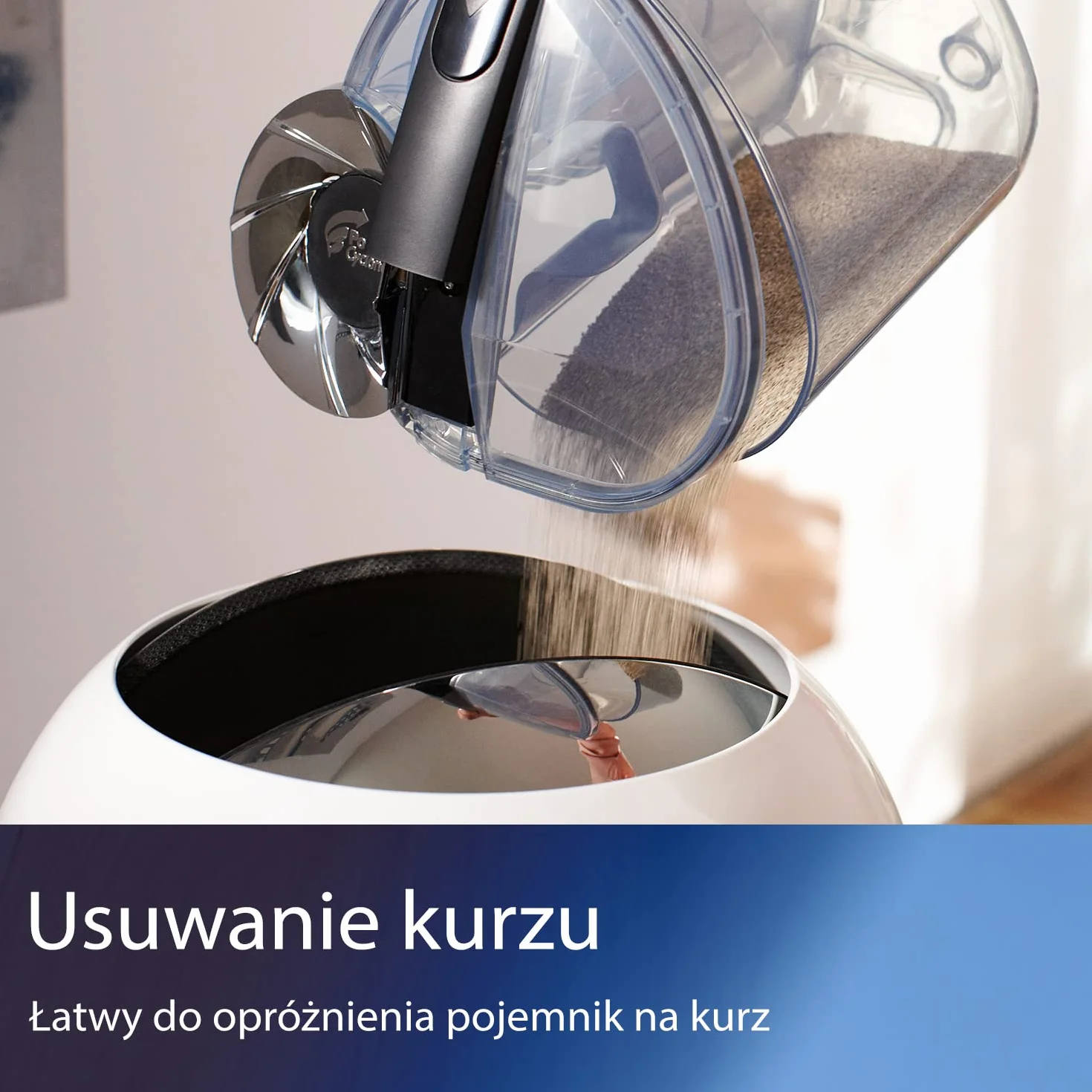 Philips Seria 5000 Odkurzacz Bezworkowy - Silnik o Mocy 900 W; Technologia PowerCyclone 7; Filtr Antyalergiczny H13; Nasadka TriActive LED, Kompaktowy I Lekki (FC9557/09)