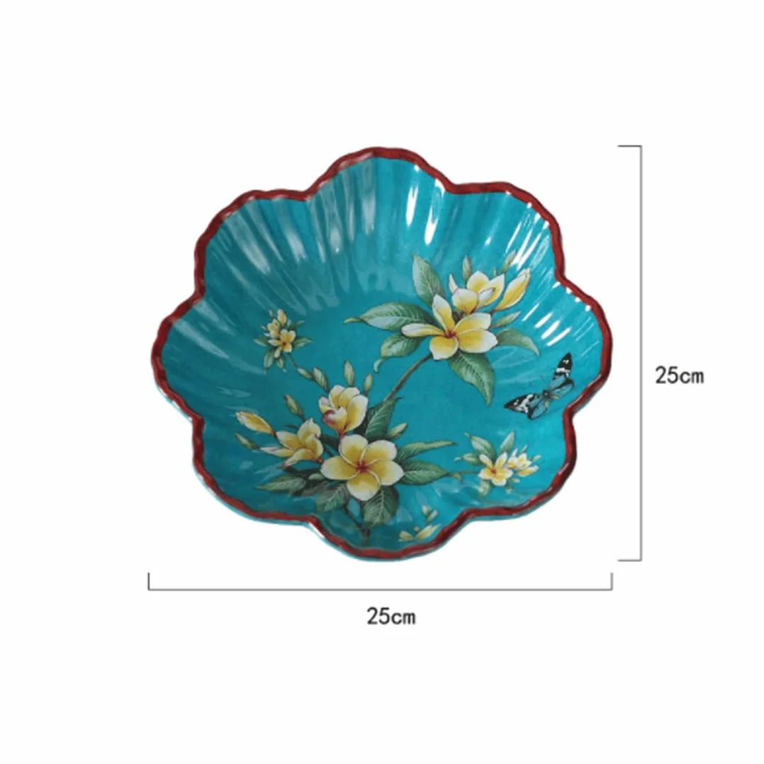 Naczynia do serwowania, miski na owoce, talerze na przekąski, ceramiczne tace do serwowania, miski na imprezy